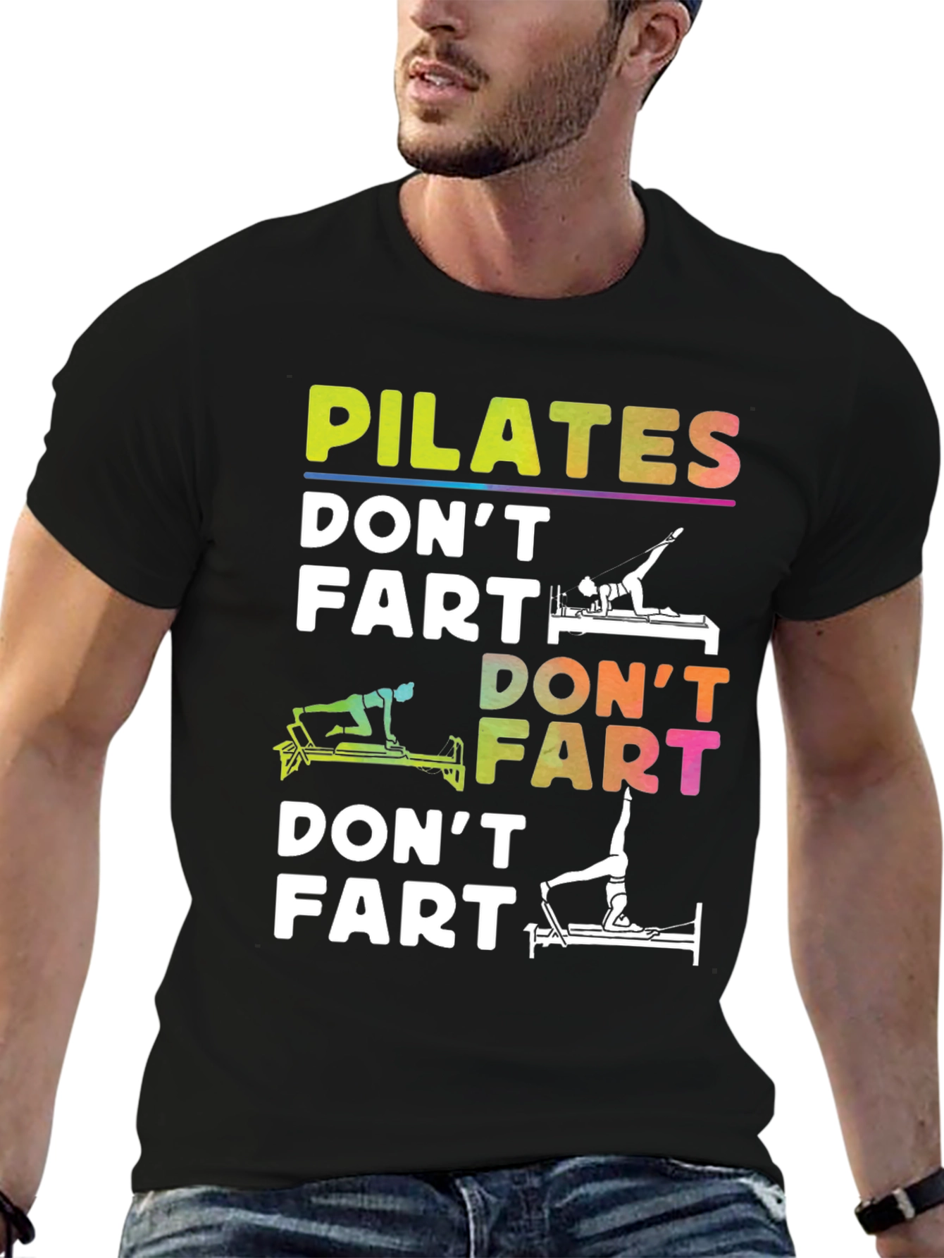 Pilates Dont Fart Funny T-Shirt