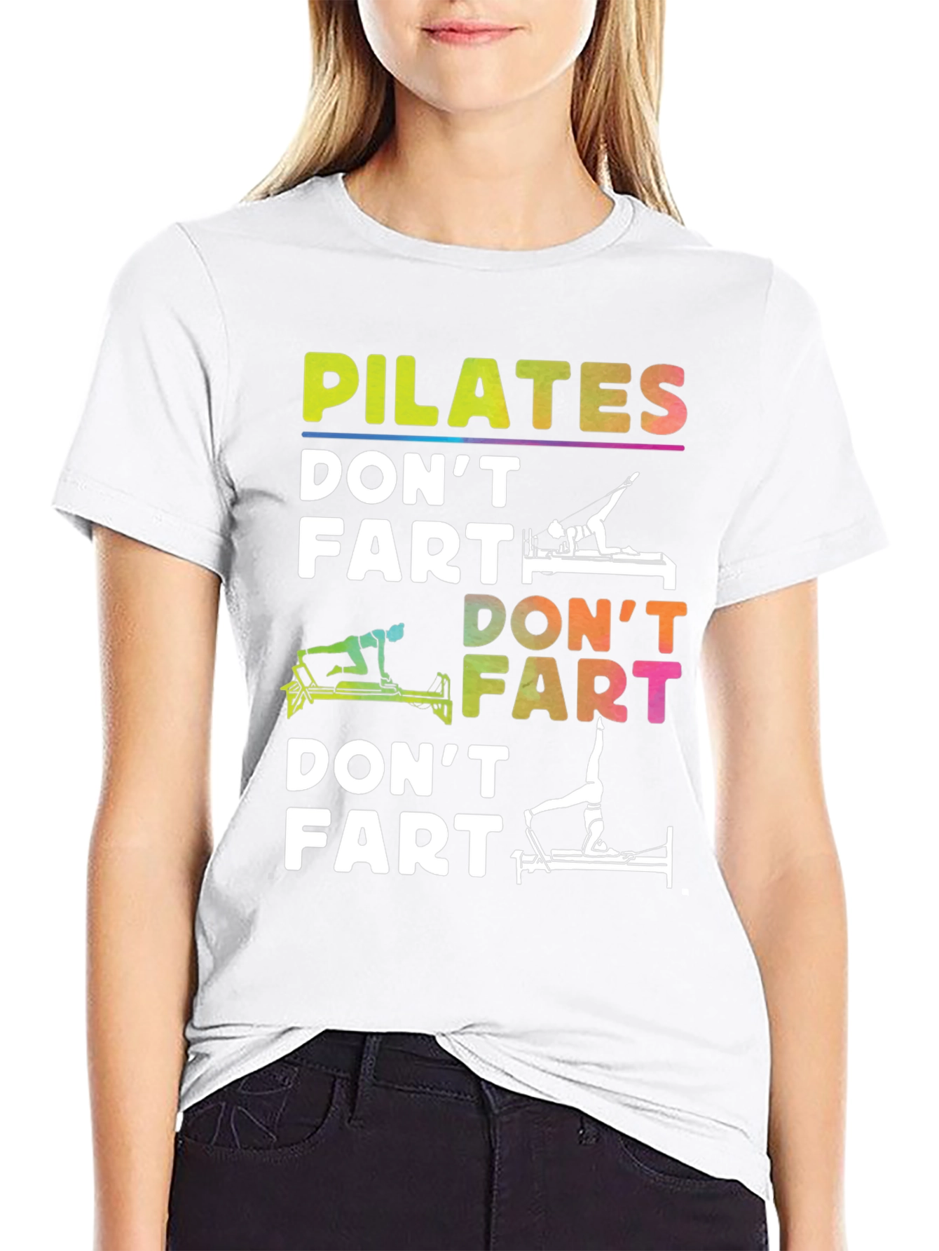 Pilates Dont Fart Funny T-Shirt