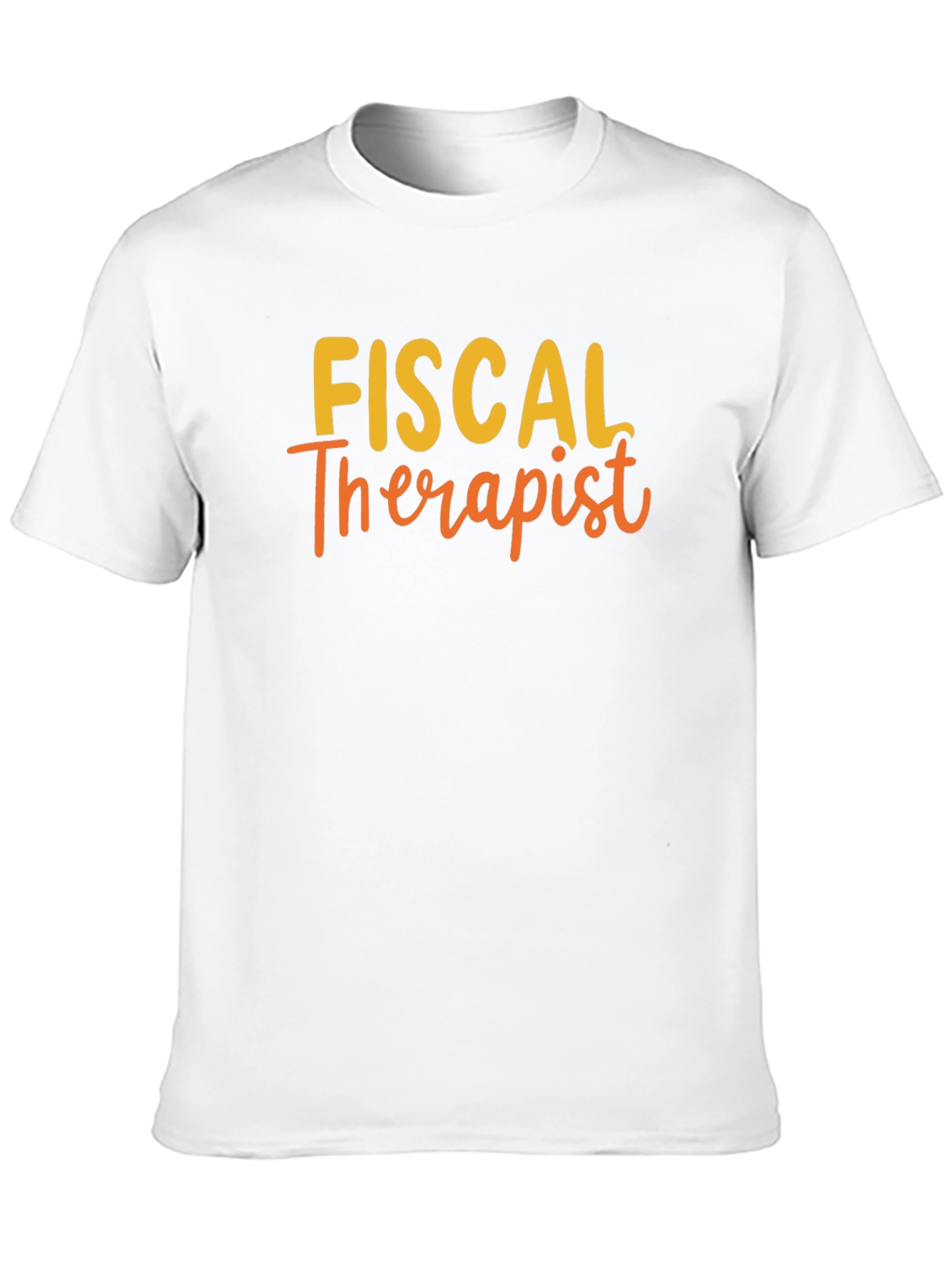 Fiscal Therapist Funny Black T-Shirt