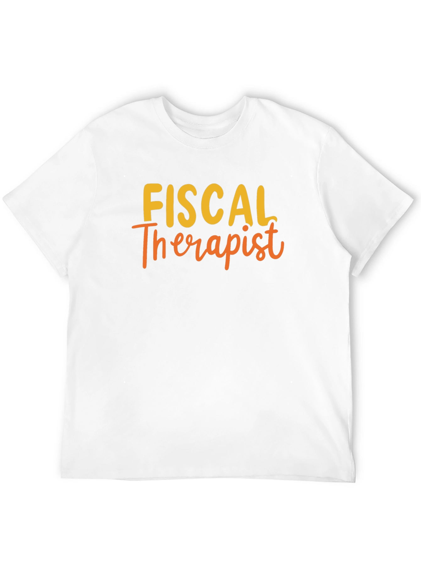 Fiscal Therapist Funny Black T-Shirt