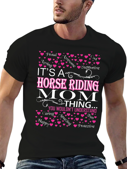 Horse Riding Mom T-Shirt