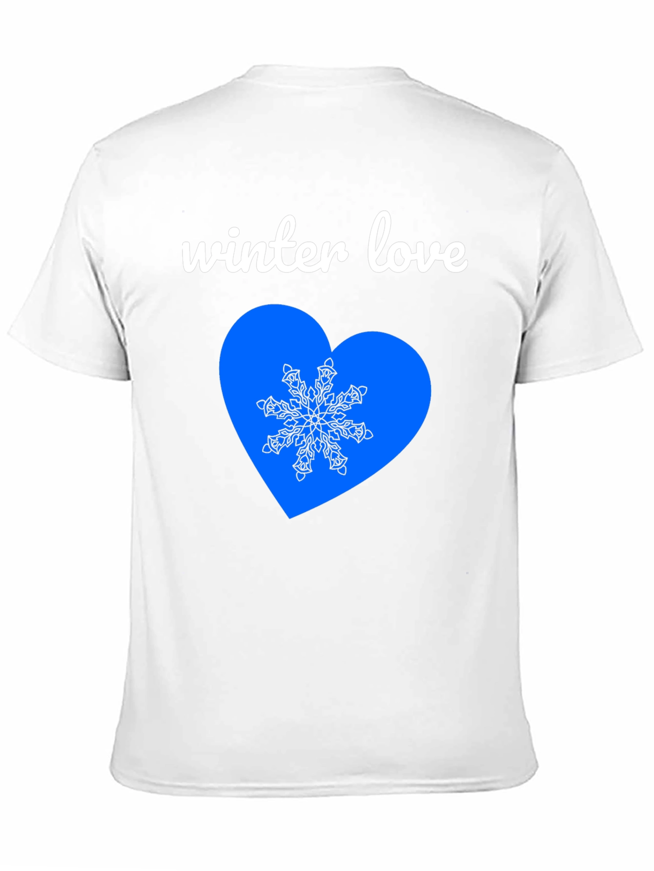 Winter Love Graphic Tee - Black