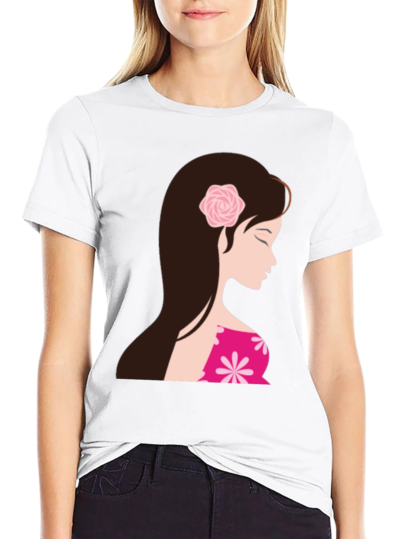 Woman Graphic T-Shirt - Stylish and Comfortable