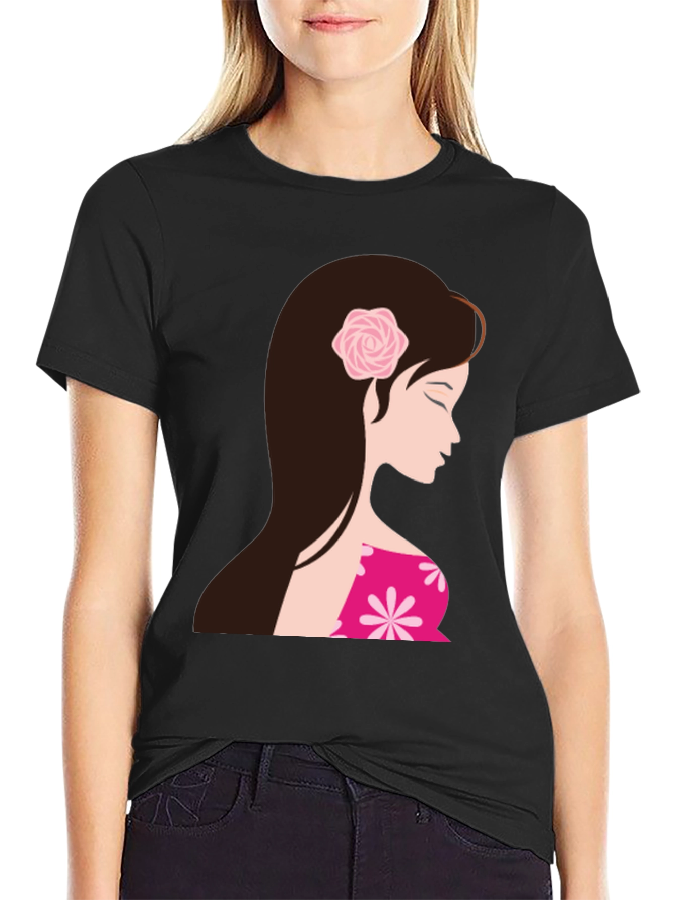 Woman Graphic T-Shirt - Stylish and Comfortable