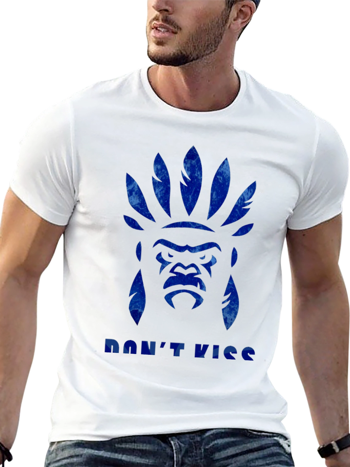 Guerilla Headdress Mens Graphic T-Shirt