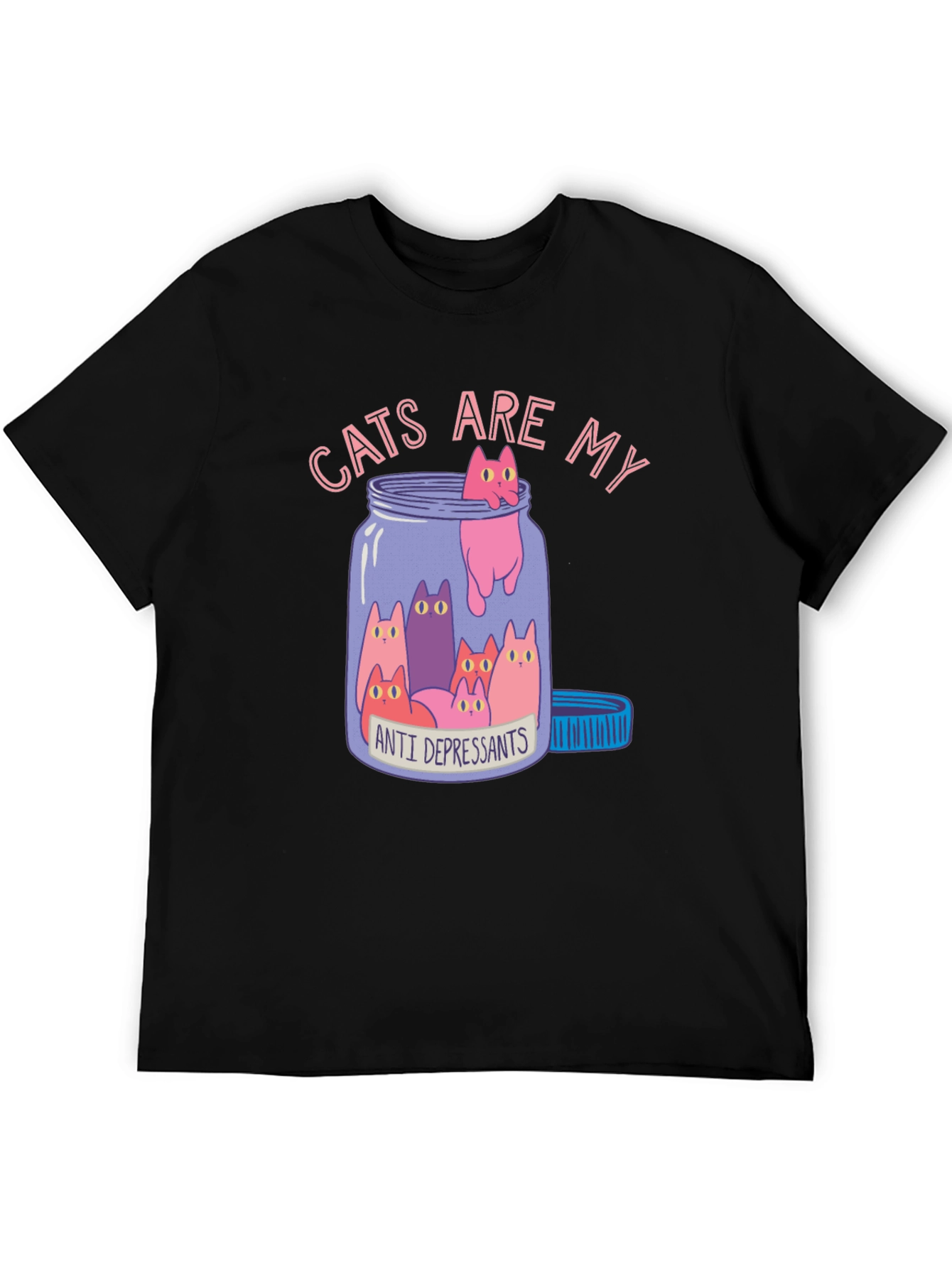 Cats Are My Antidepressants Graphic Tee