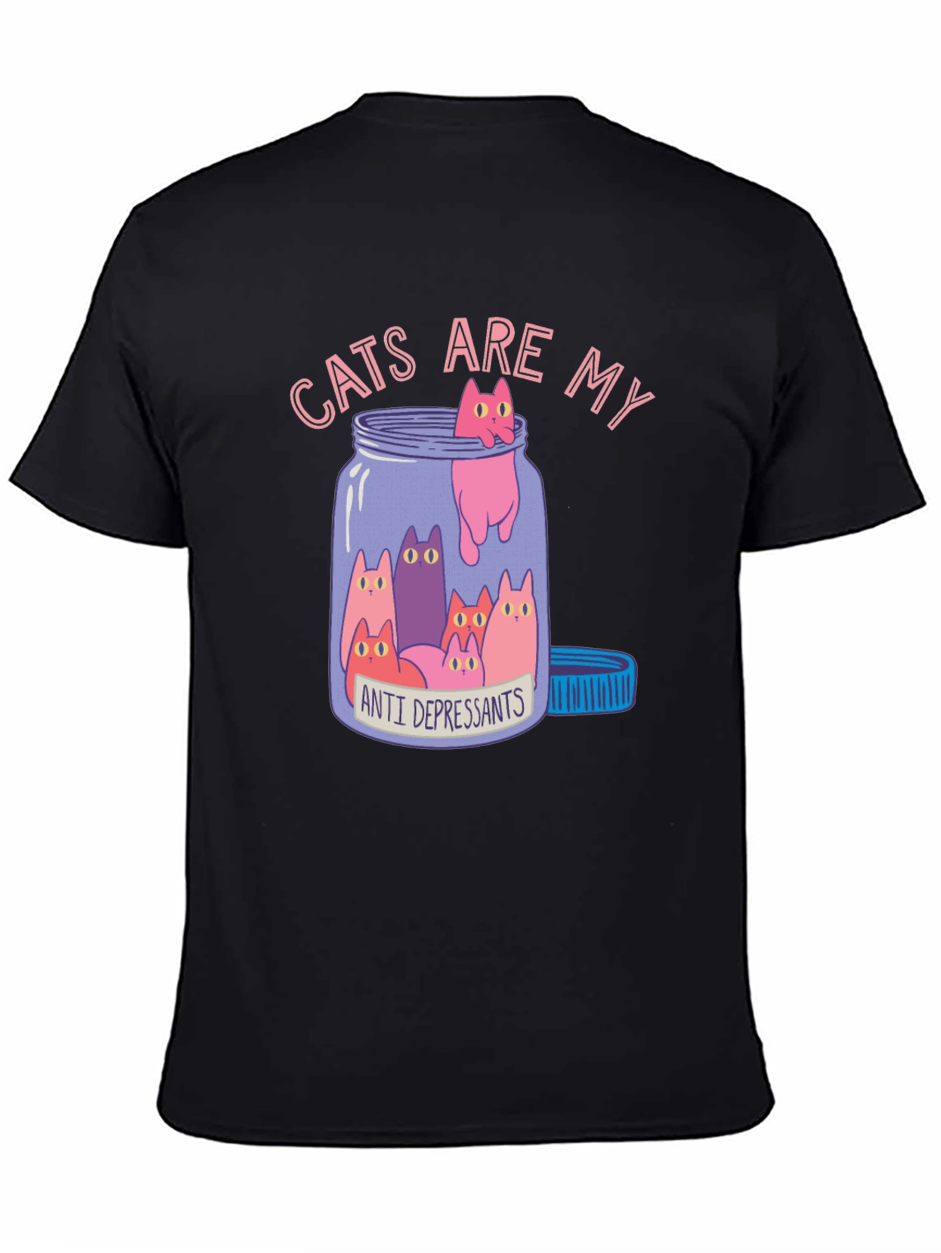 Cats Are My Antidepressants Graphic Tee