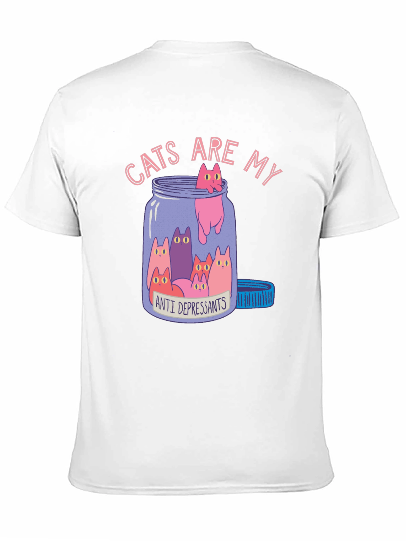 Cats Are My Antidepressants Graphic Tee