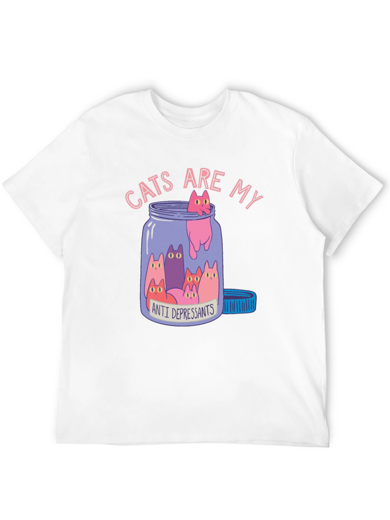 Cats Are My Antidepressants Graphic Tee