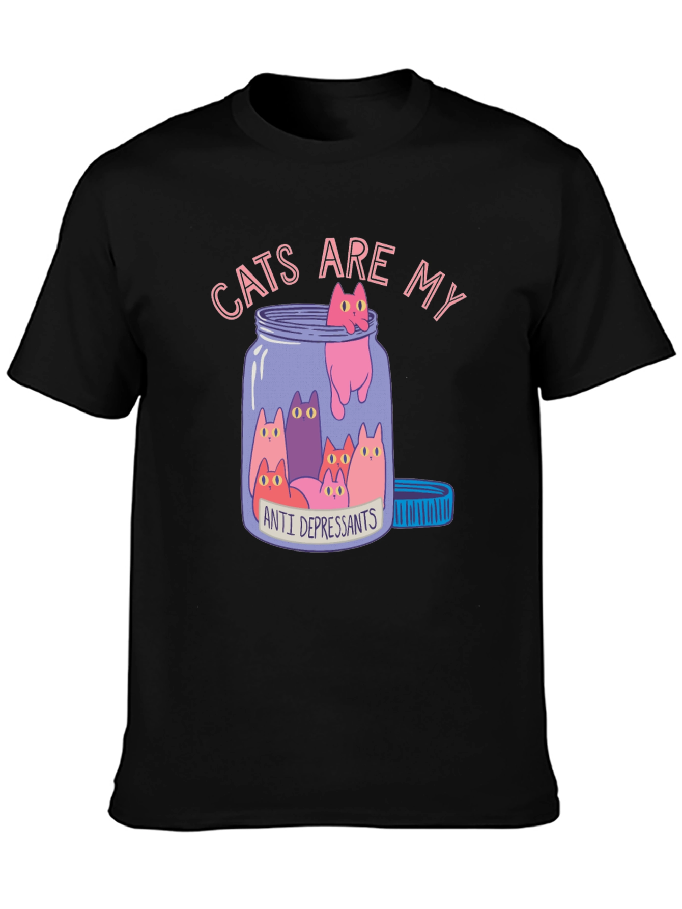 Cats Are My Antidepressants Graphic Tee