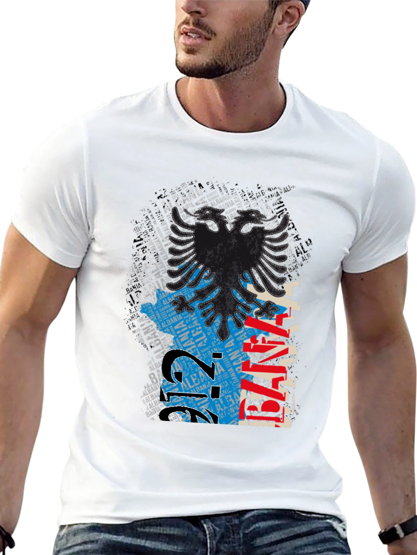 Albania Eagle T-Shirt - Black