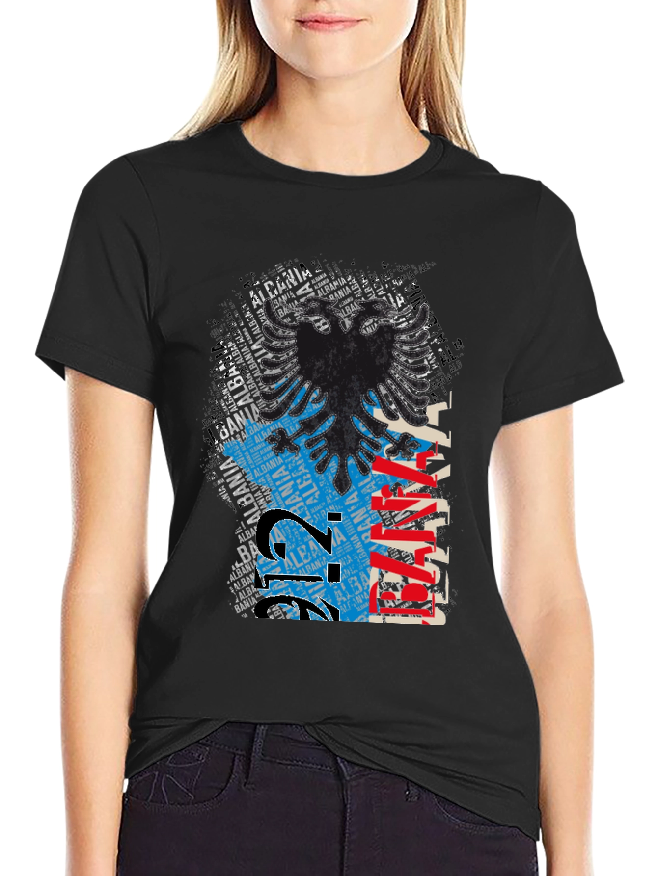 Albania Eagle T-Shirt - Black