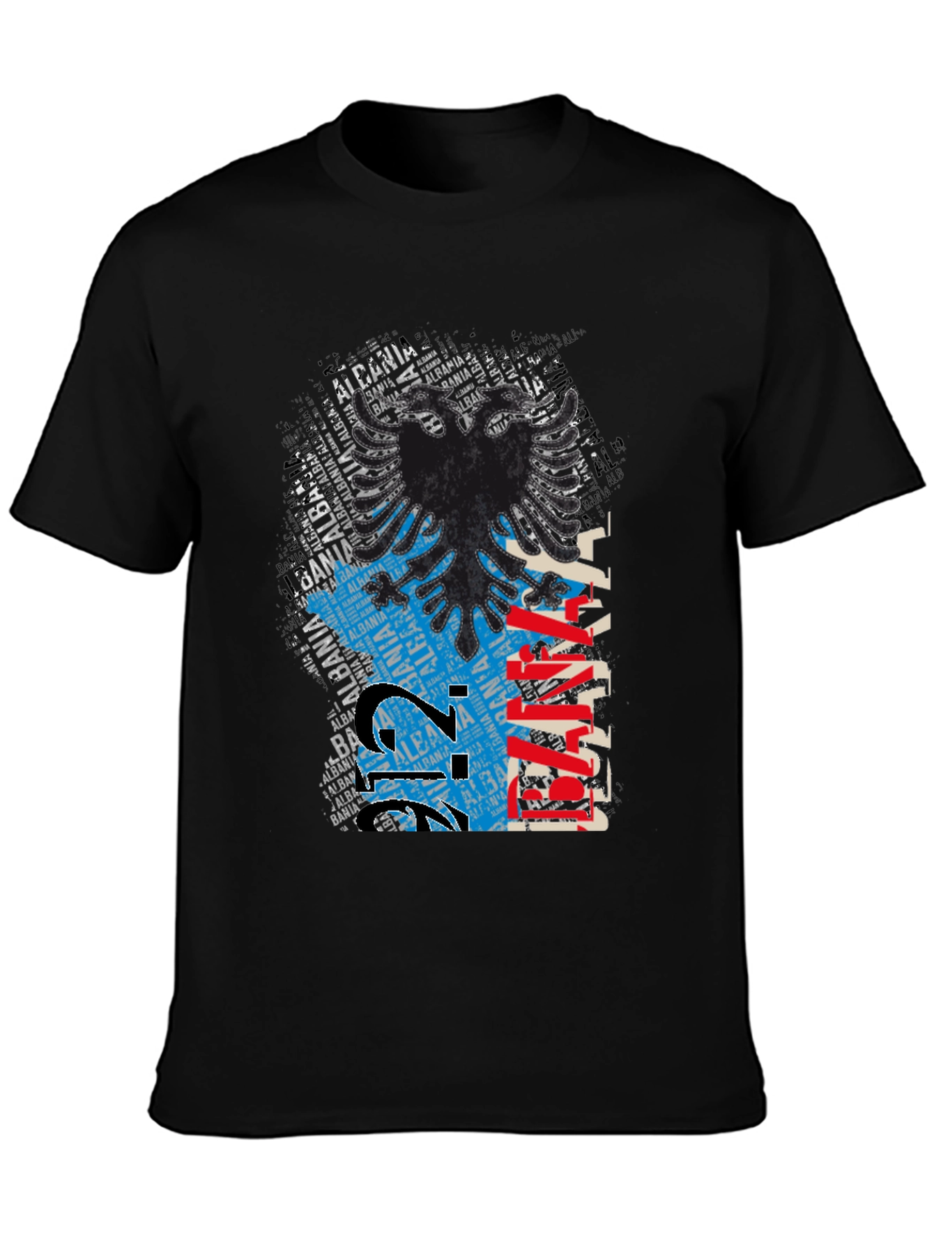 Albania Eagle T-Shirt - Black