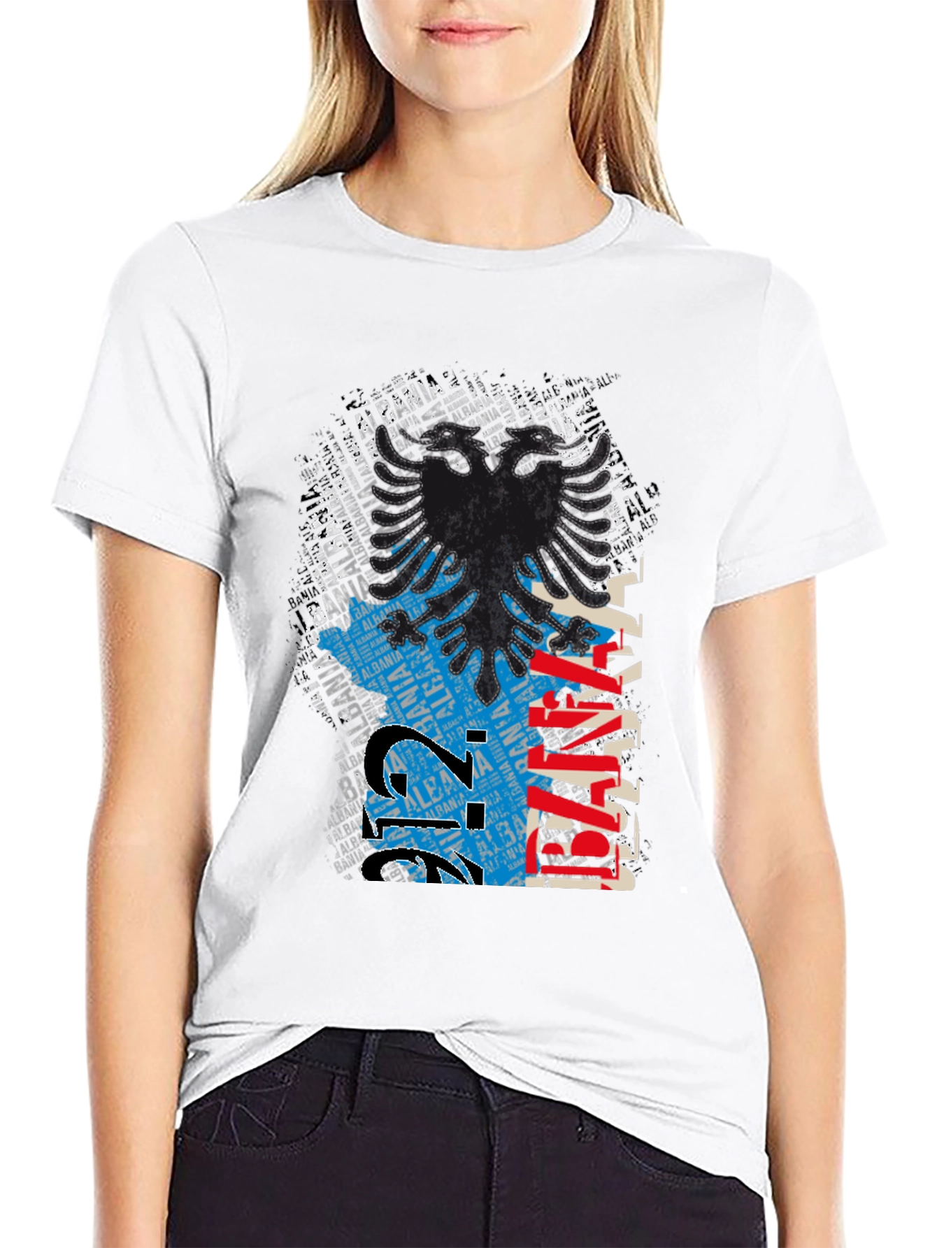 Albania Eagle T-Shirt - Black