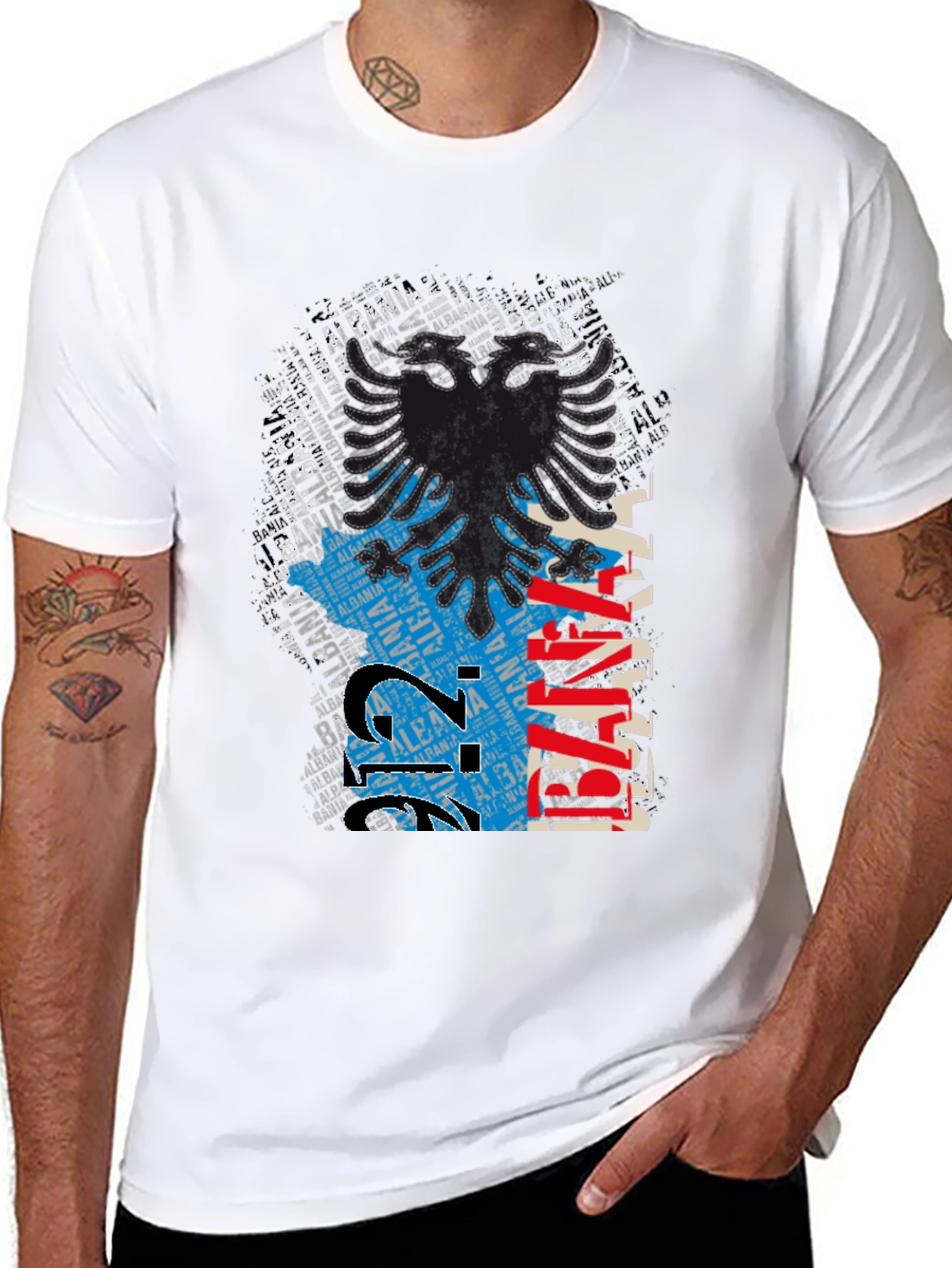 Albania Eagle T-Shirt - Black