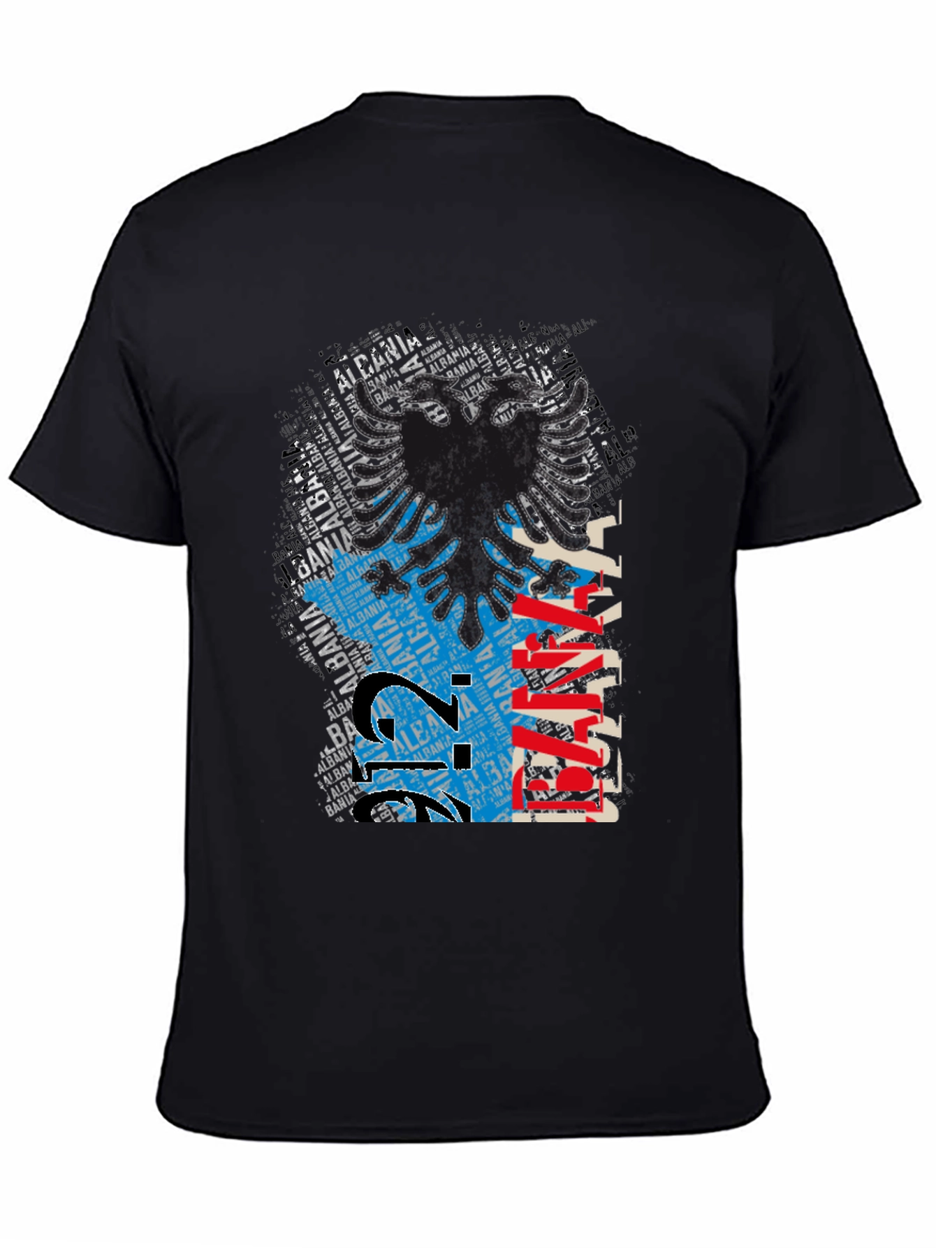 Albania Eagle T-Shirt - Black