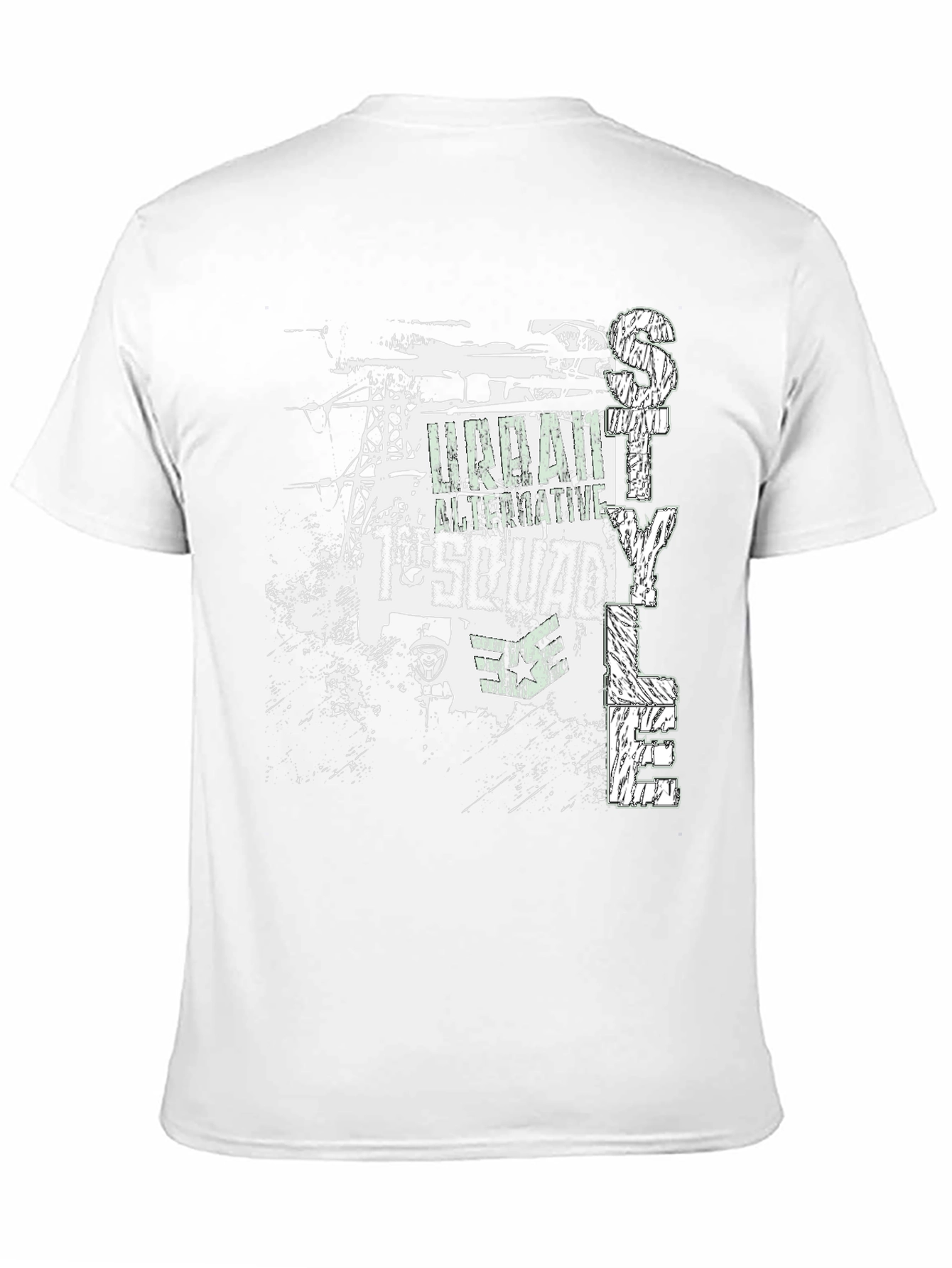 Urban Style Black Graphic Tee