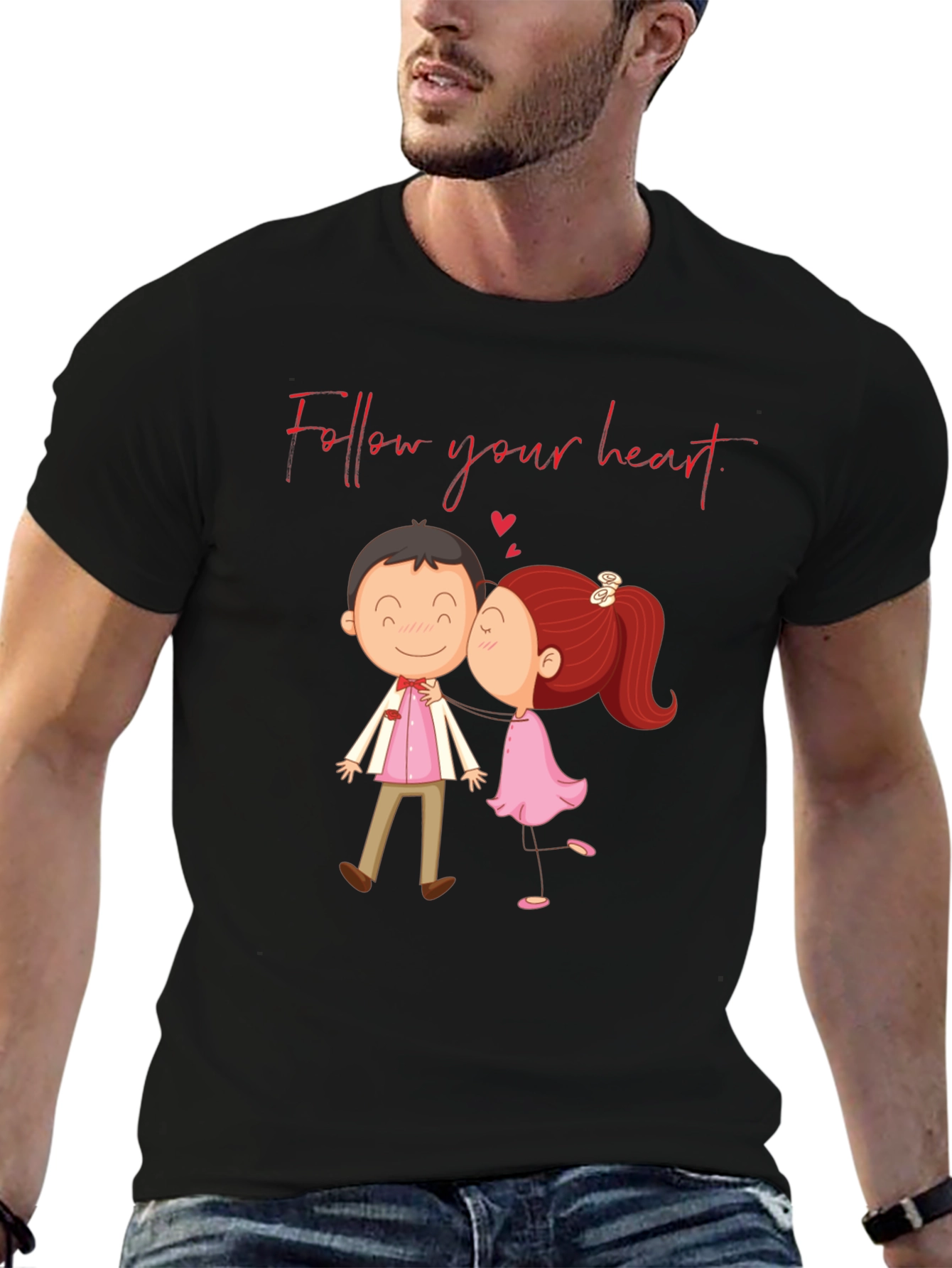 Follow Your Heart Valentines Day T-Shirt