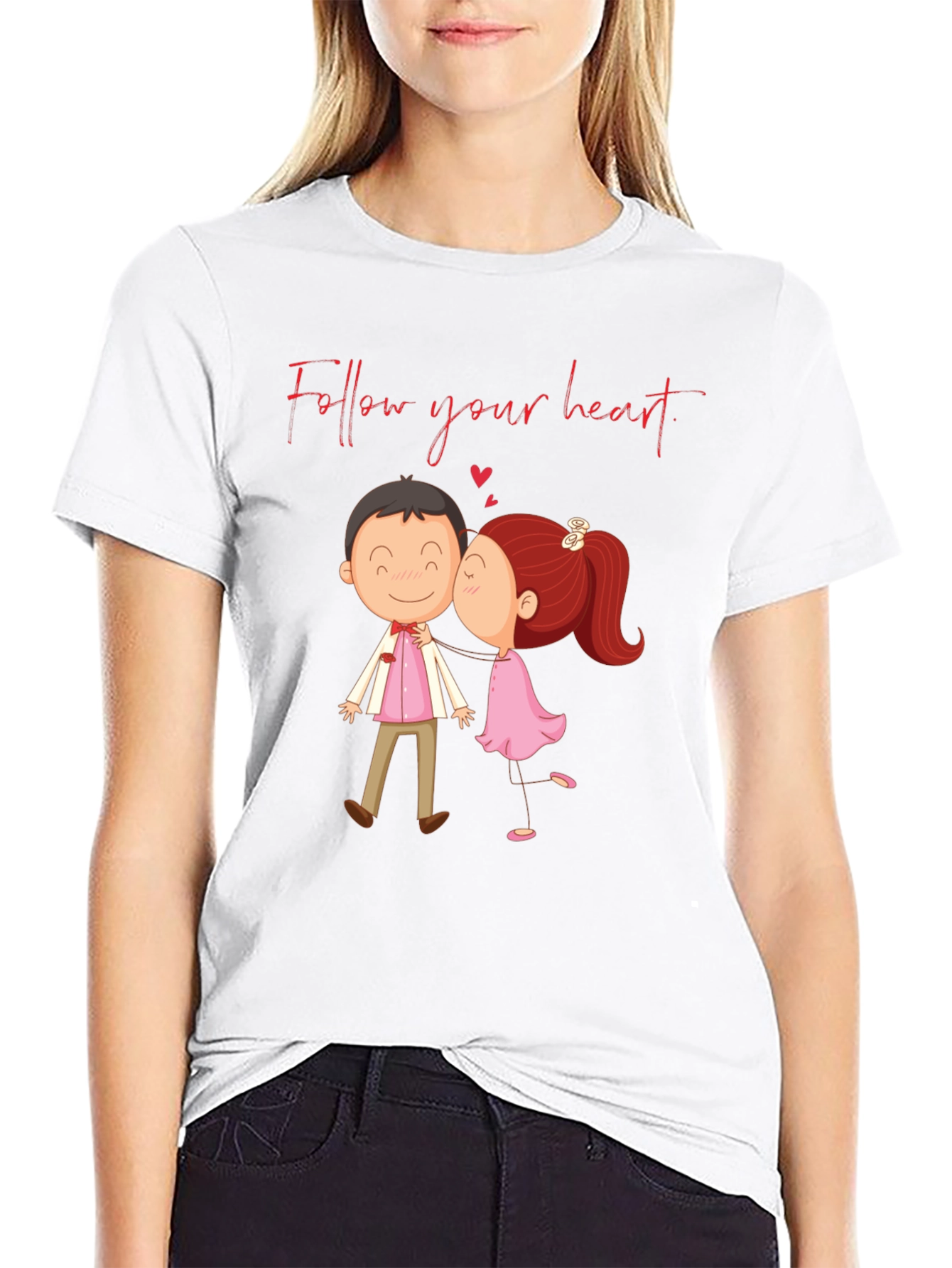 Follow Your Heart Valentines Day T-Shirt
