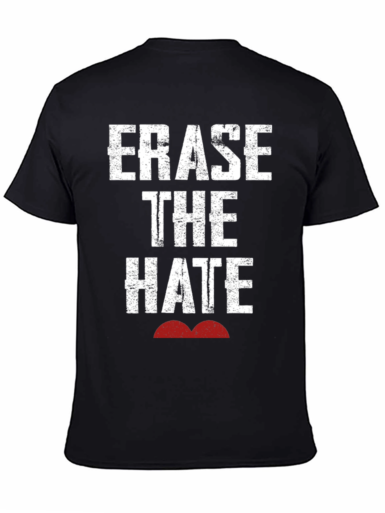 Erase The Hate Graphic T-Shirt - Black