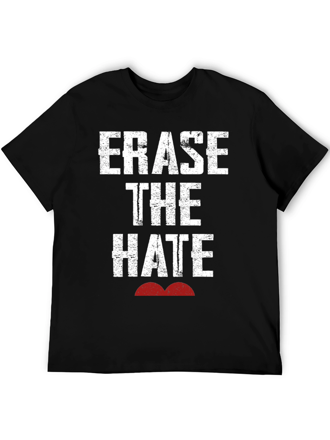 Erase The Hate Graphic T-Shirt - Black