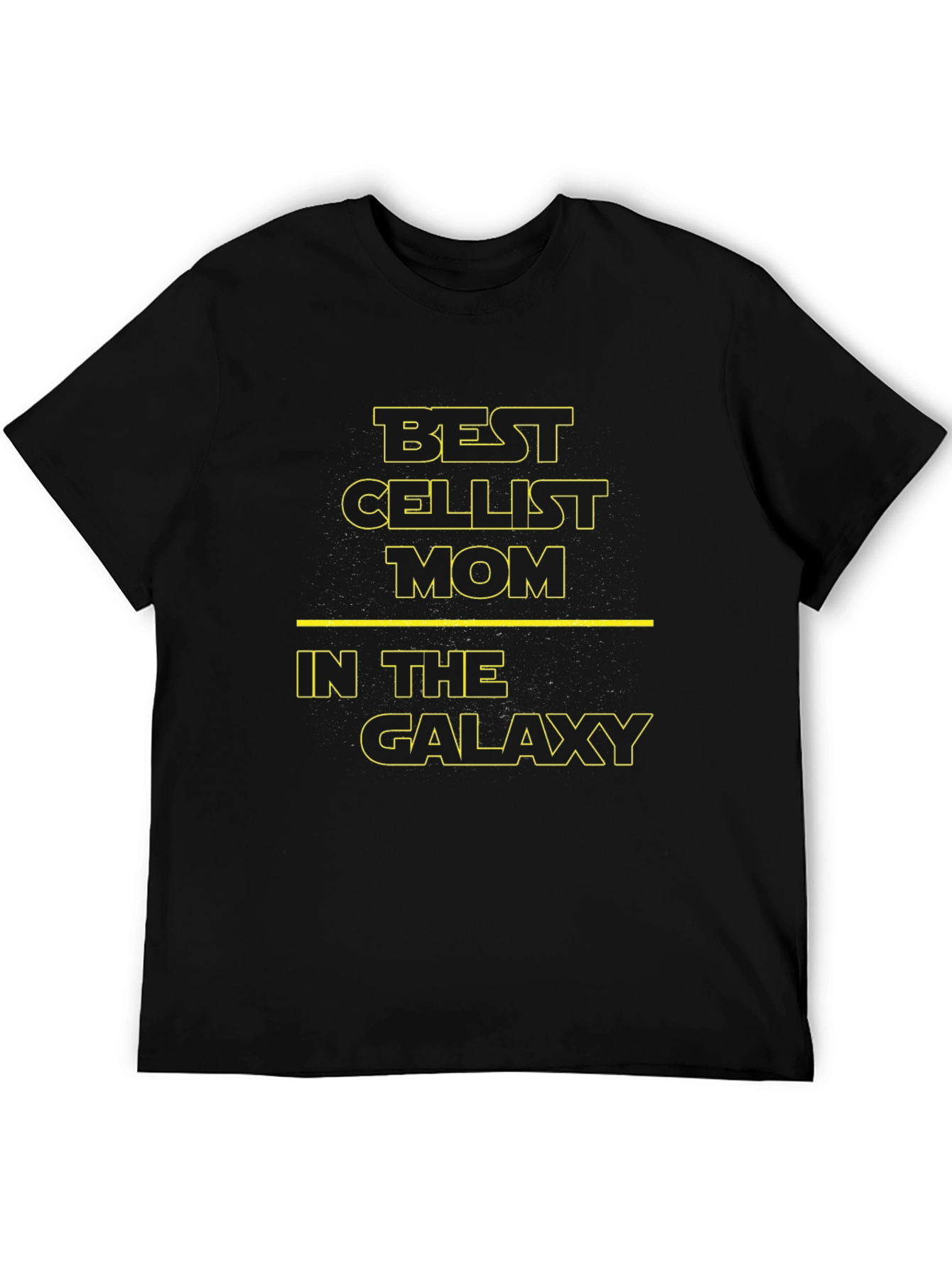 Best Cellist Mom Galaxy T-Shirt - Black
