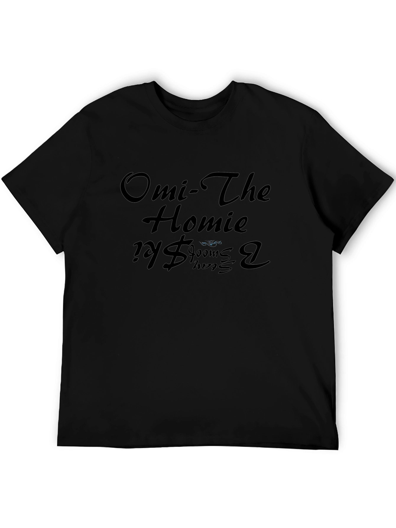 Omi The Homie Black Graphic Tee