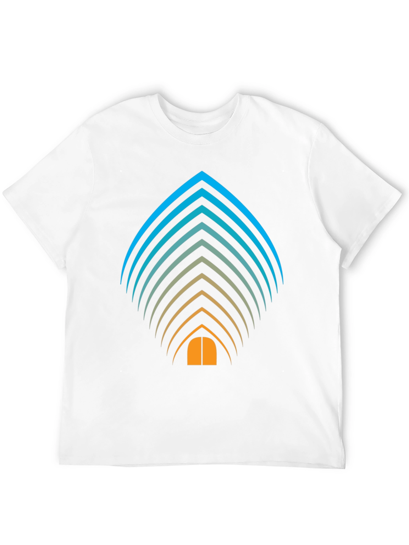 Abstract Striped Tee: Modern Graphic T-Shirt
