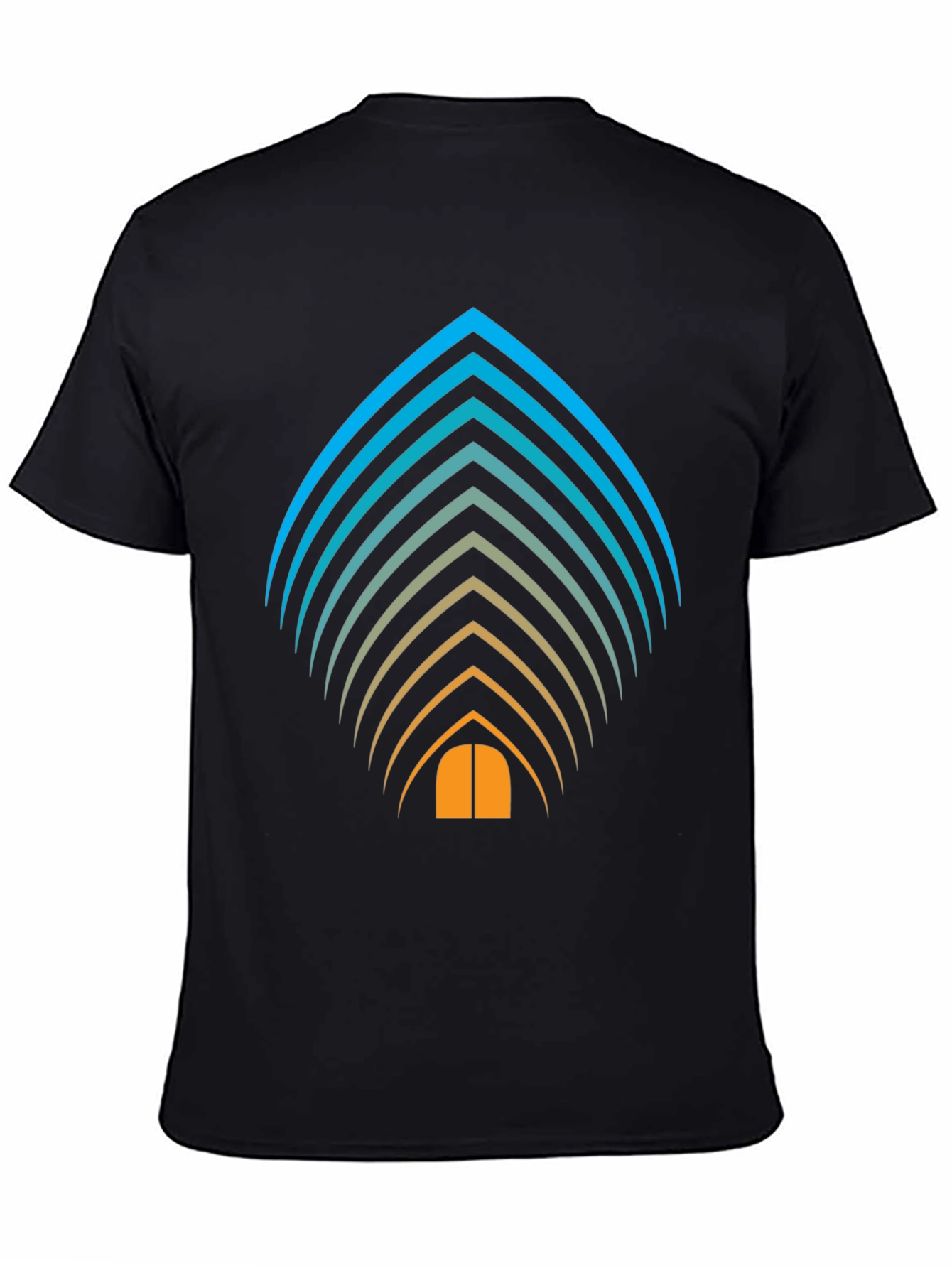 Abstract Striped Tee: Modern Graphic T-Shirt