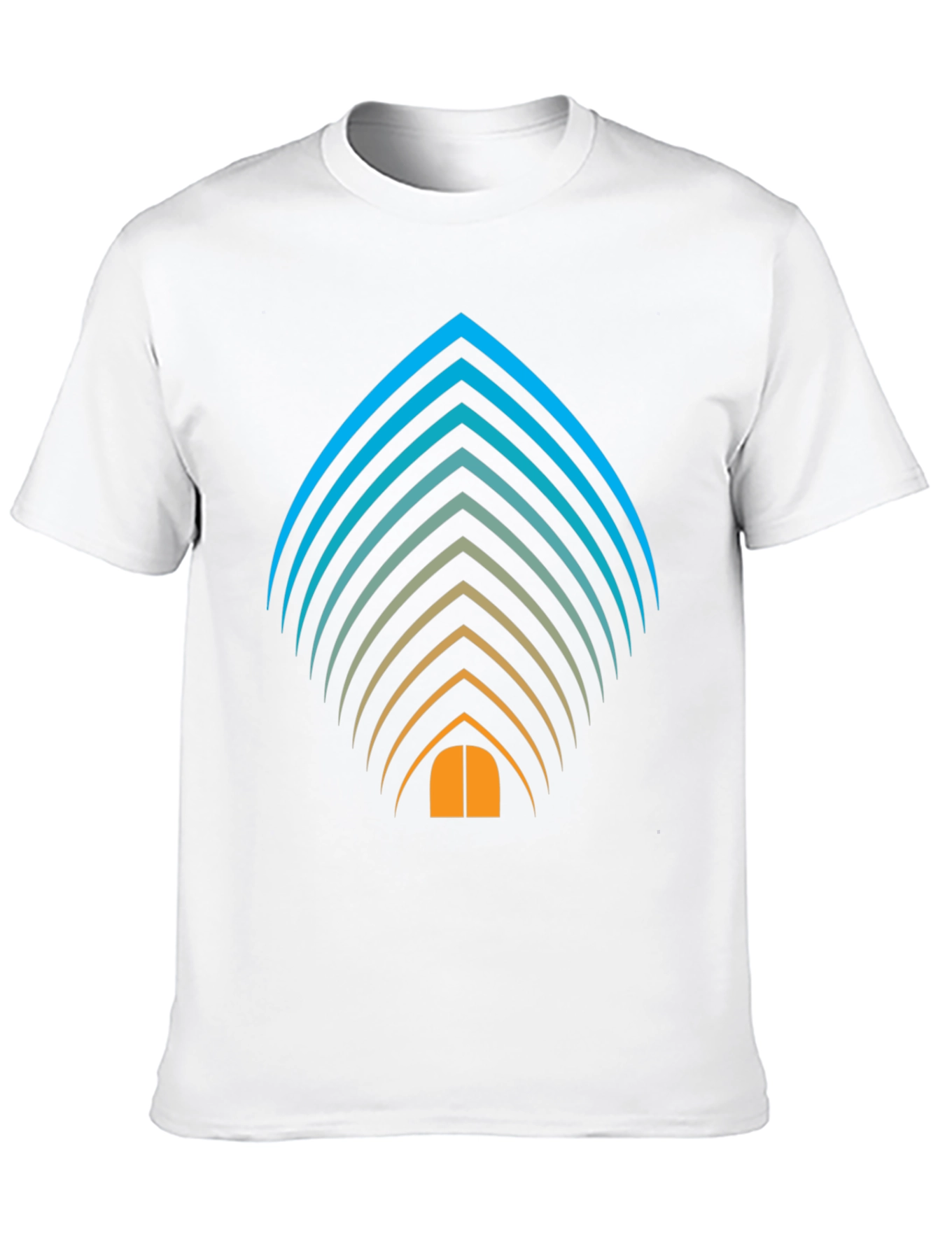 Abstract Striped Tee: Modern Graphic T-Shirt