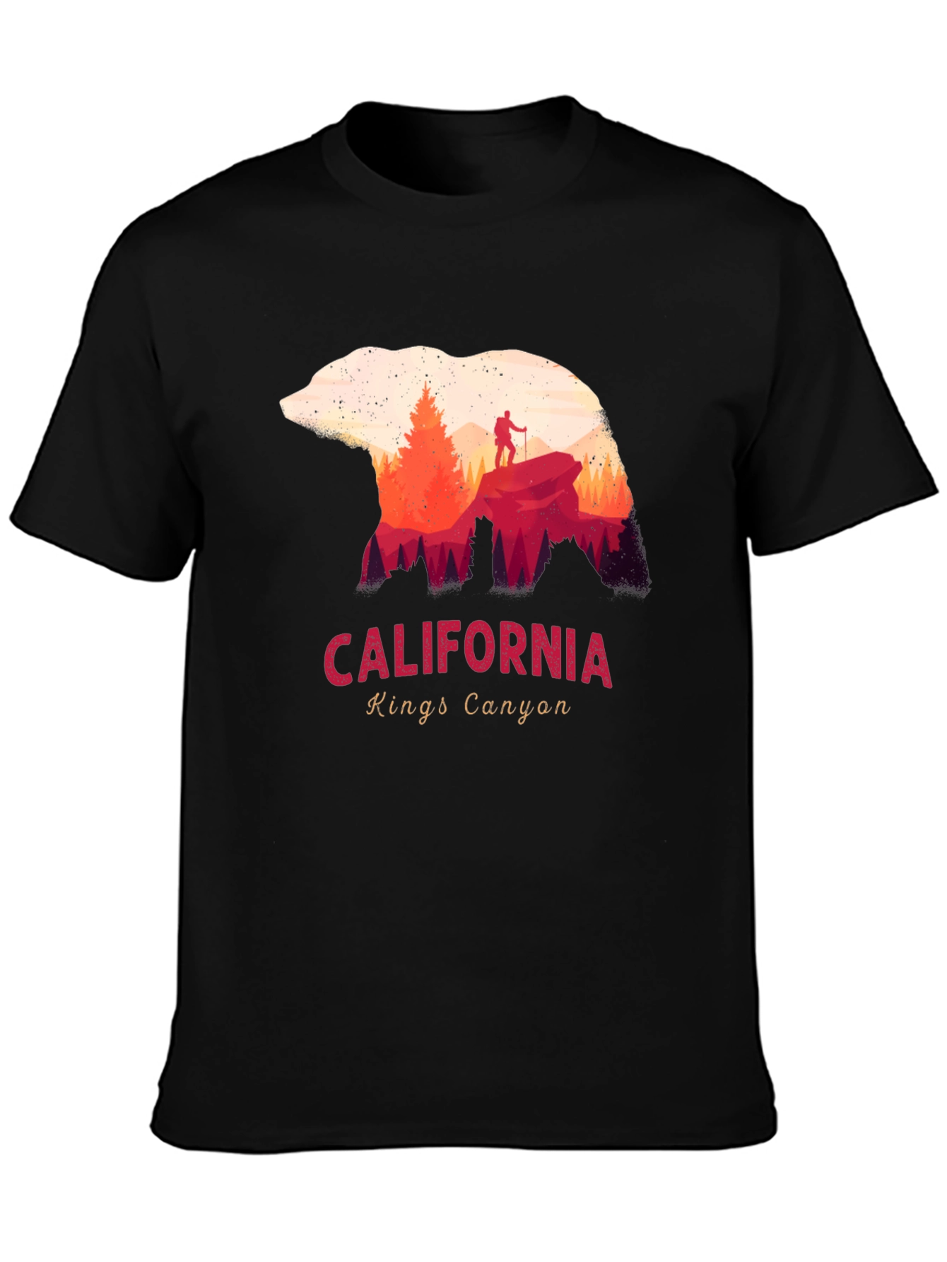 California Kings Canyon Bear Graphic Tee