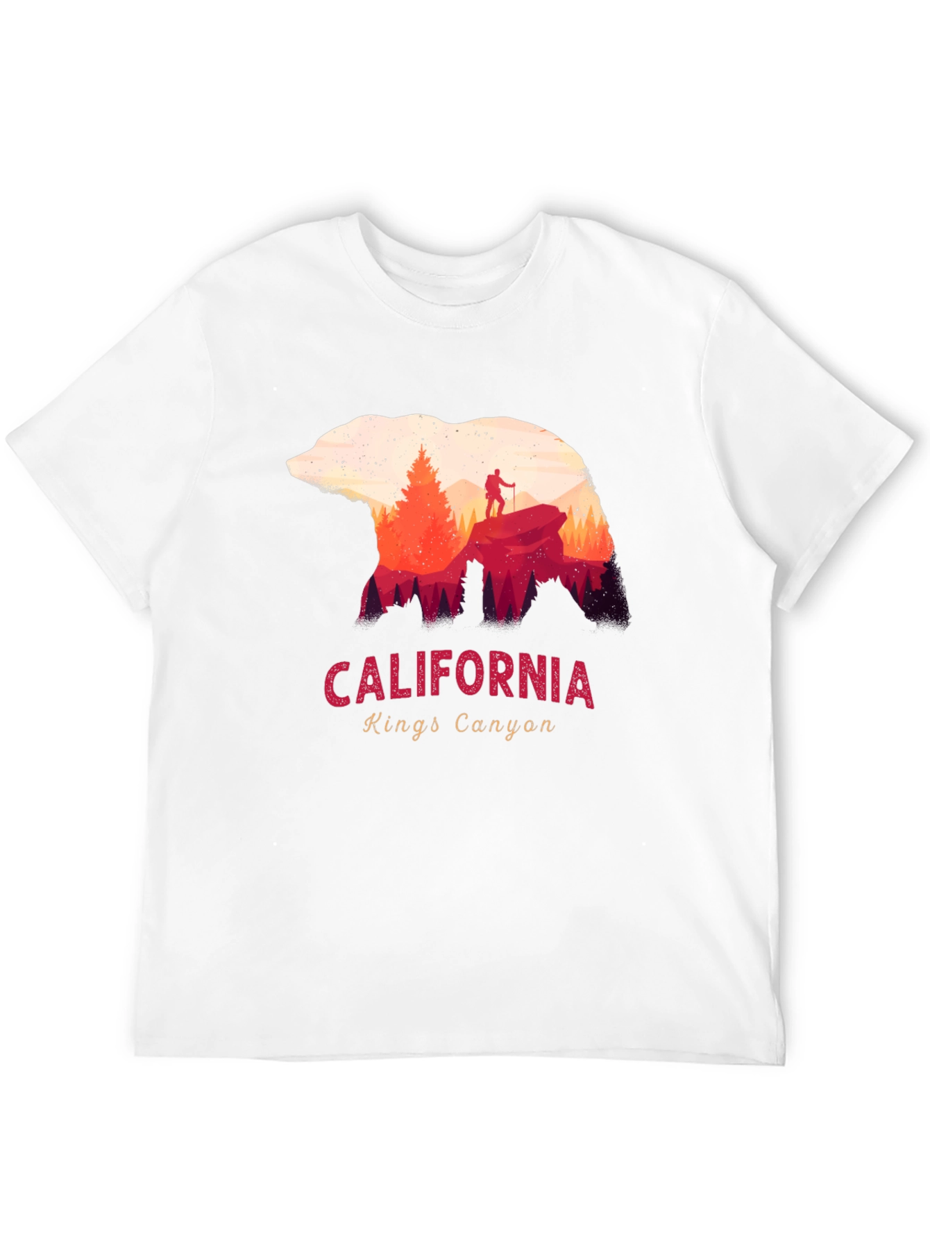 California Kings Canyon Bear Graphic Tee