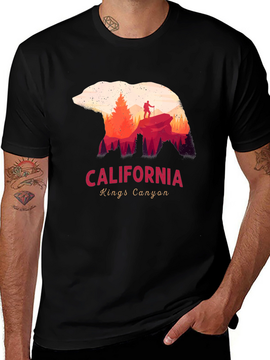 California Kings Canyon Bear Graphic Tee