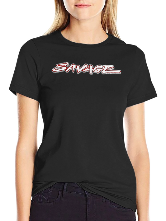 Savage Graphic Black T-Shirt - Bold & Edgy