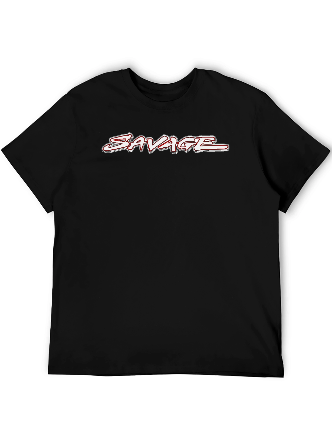 Savage Graphic Black T-Shirt - Bold & Edgy