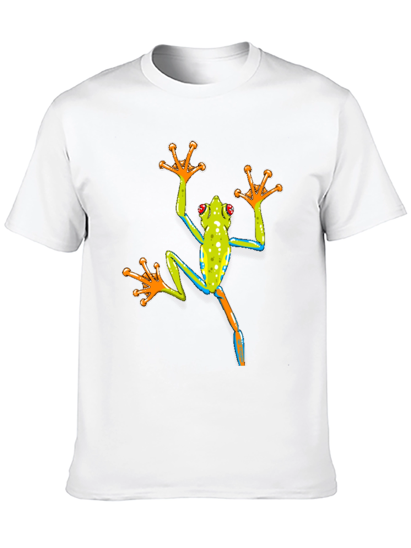 Frog Graphic Black T-Shirt - Novelty Tee