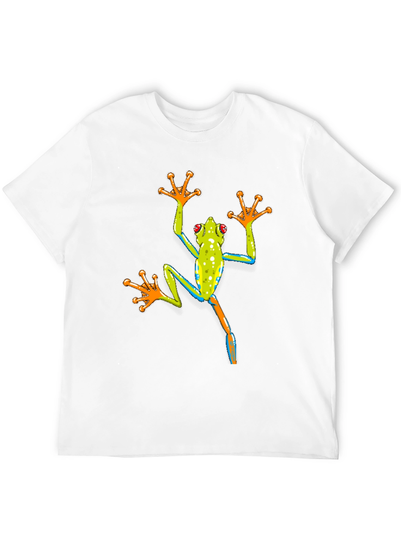 Frog Graphic Black T-Shirt - Novelty Tee