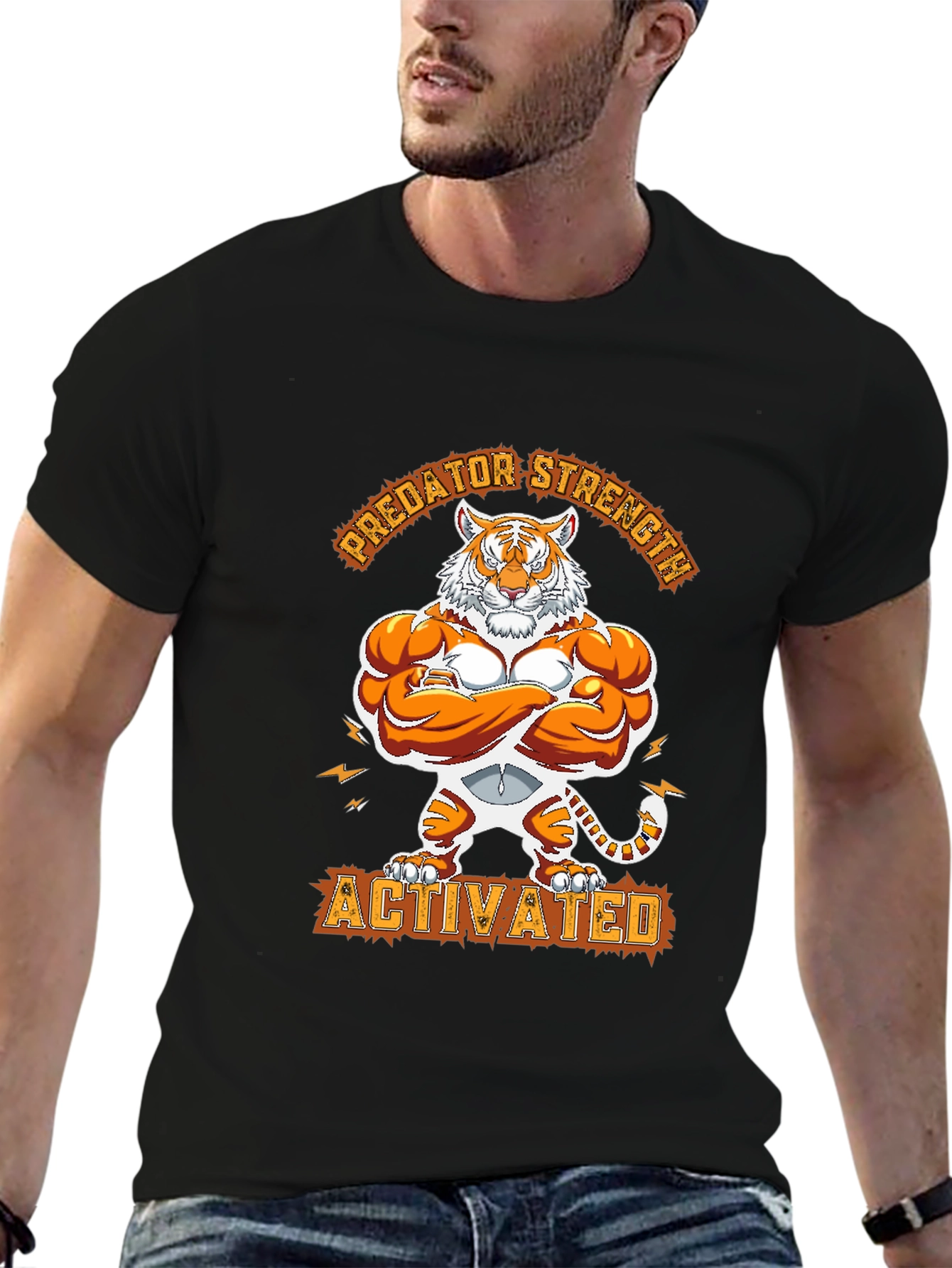 Predator Strength Activated Black T-Shirt