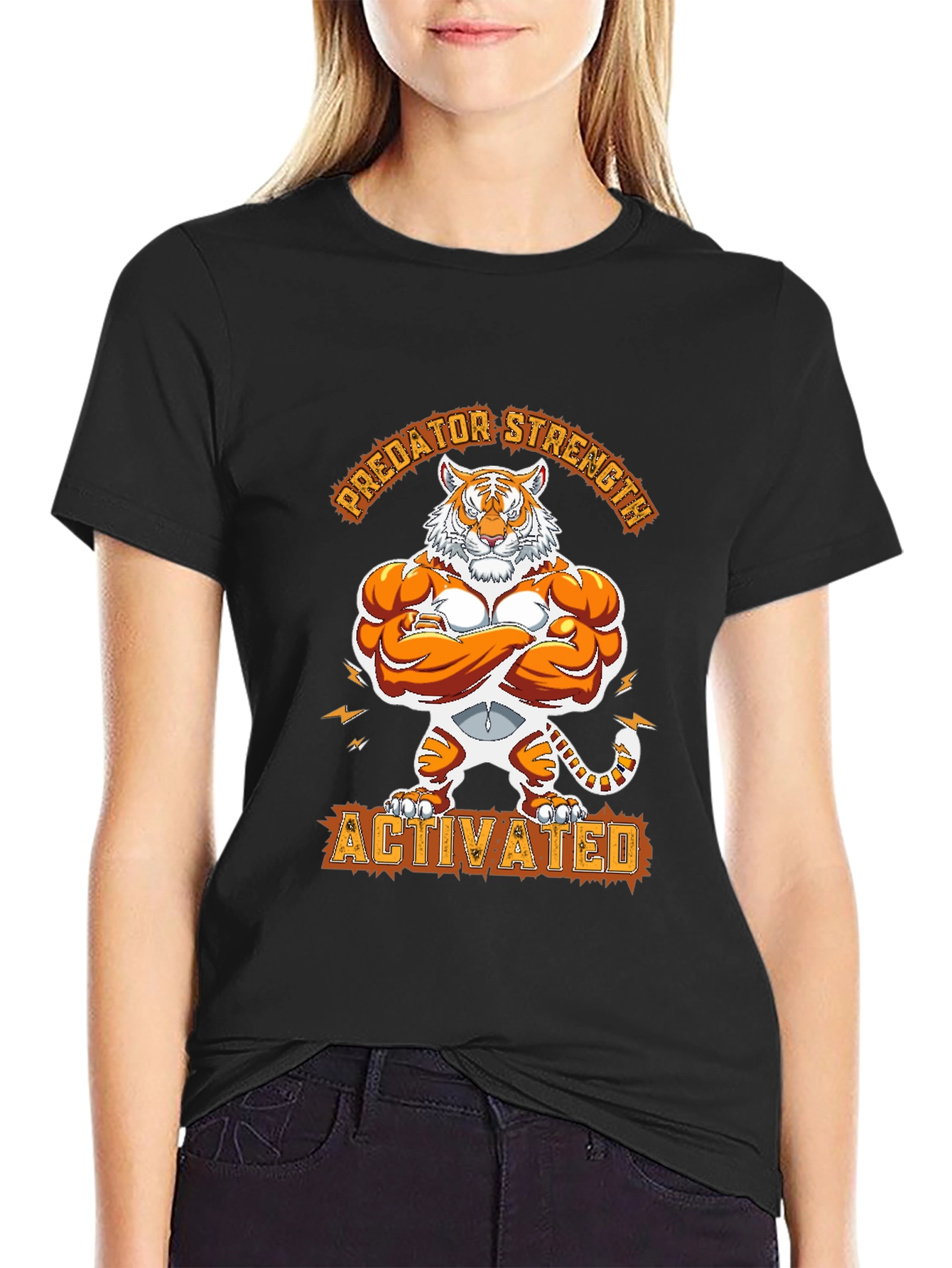 Predator Strength Activated Black T-Shirt