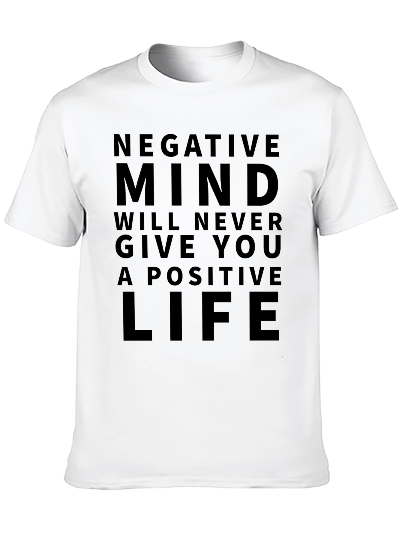 Inspirational Quote Black Graphic T-Shirt