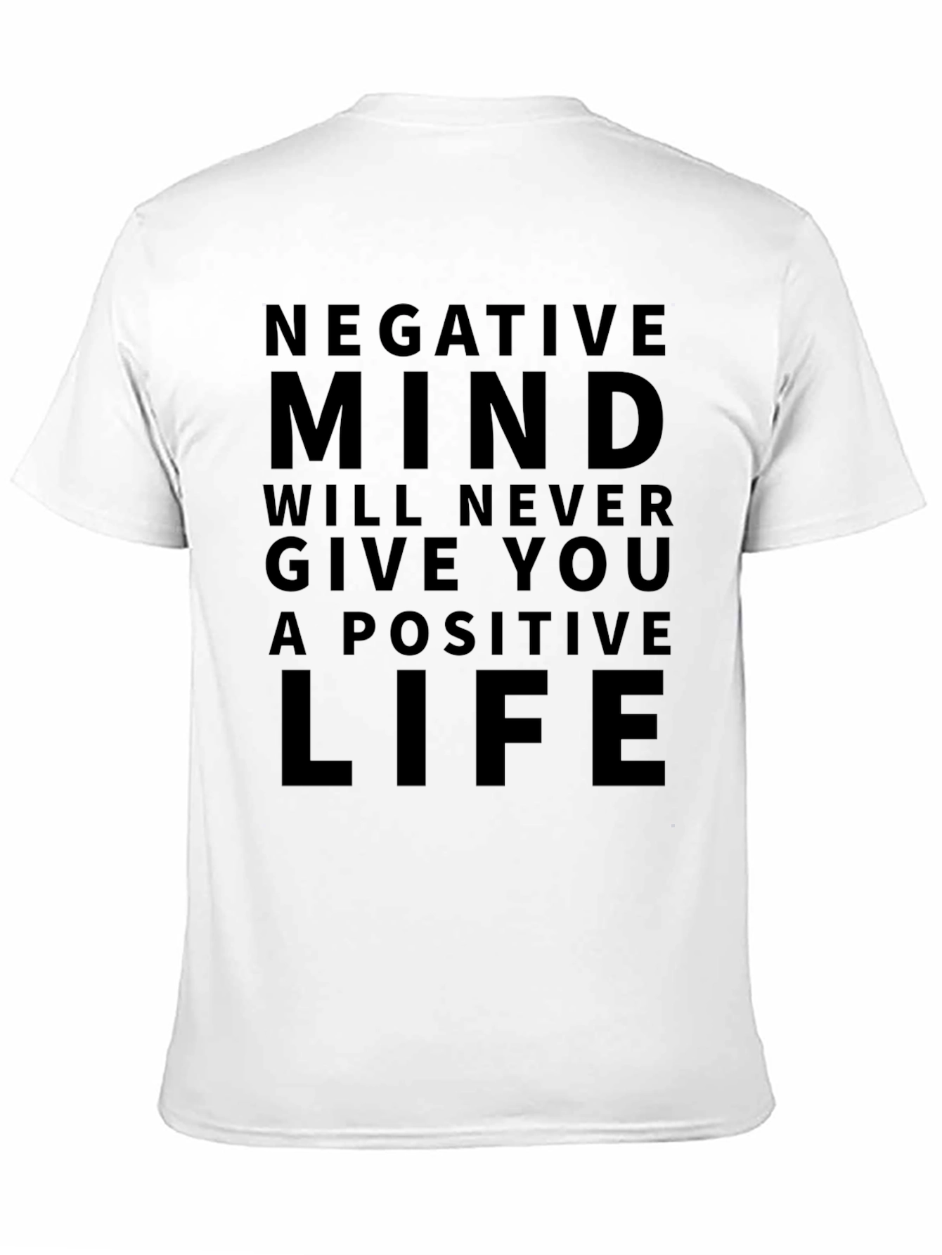 Inspirational Quote Black Graphic T-Shirt