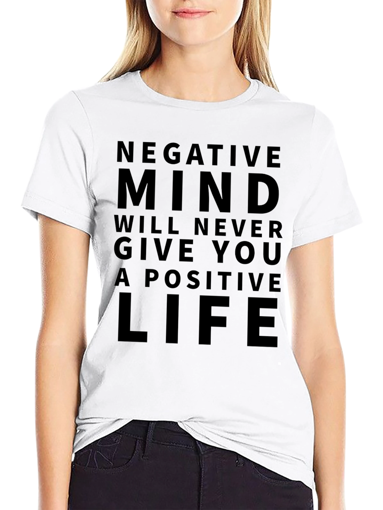 Inspirational Quote Black Graphic T-Shirt