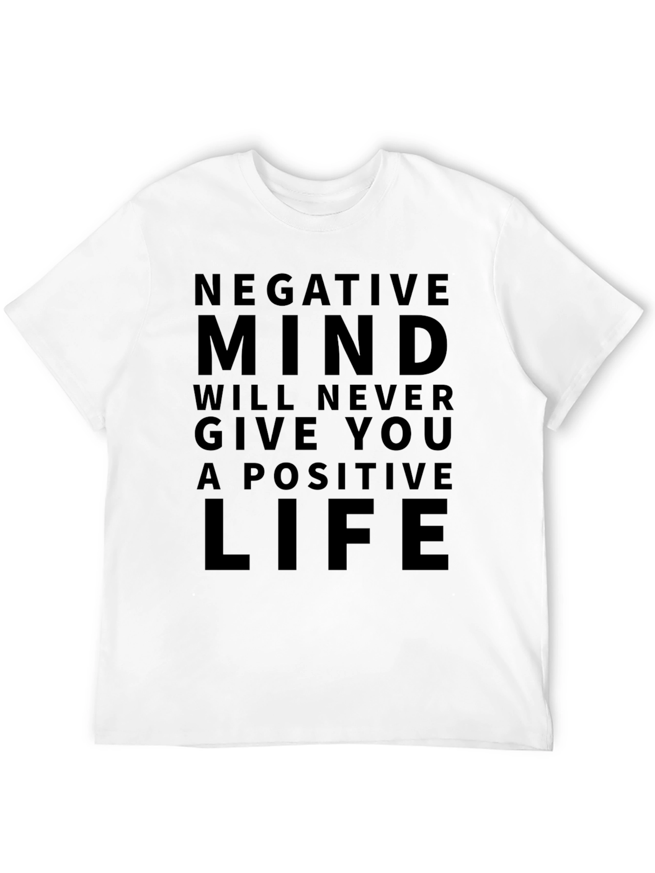Inspirational Quote Black Graphic T-Shirt