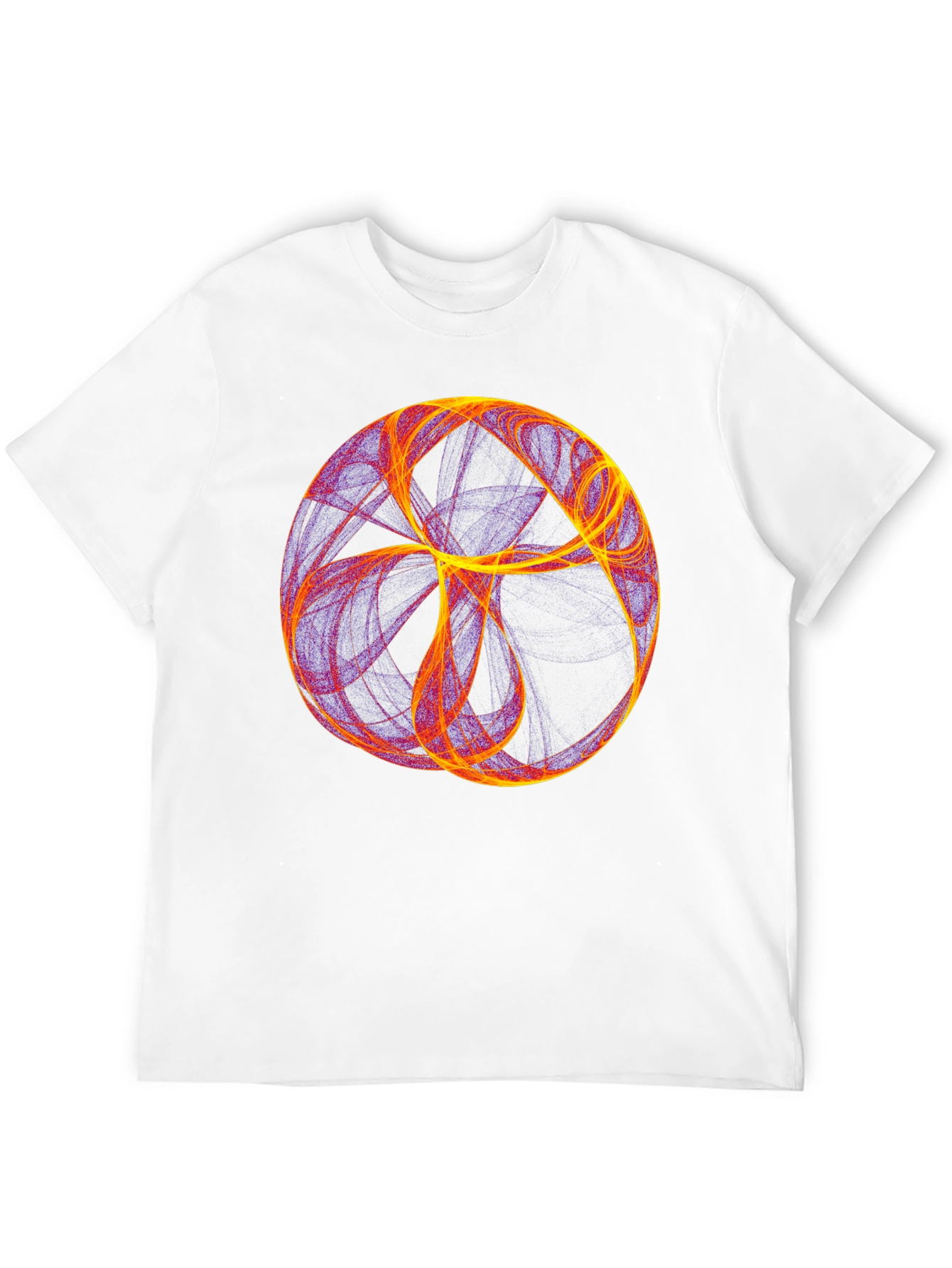 Abstract Orb Graphic Black T-Shirt