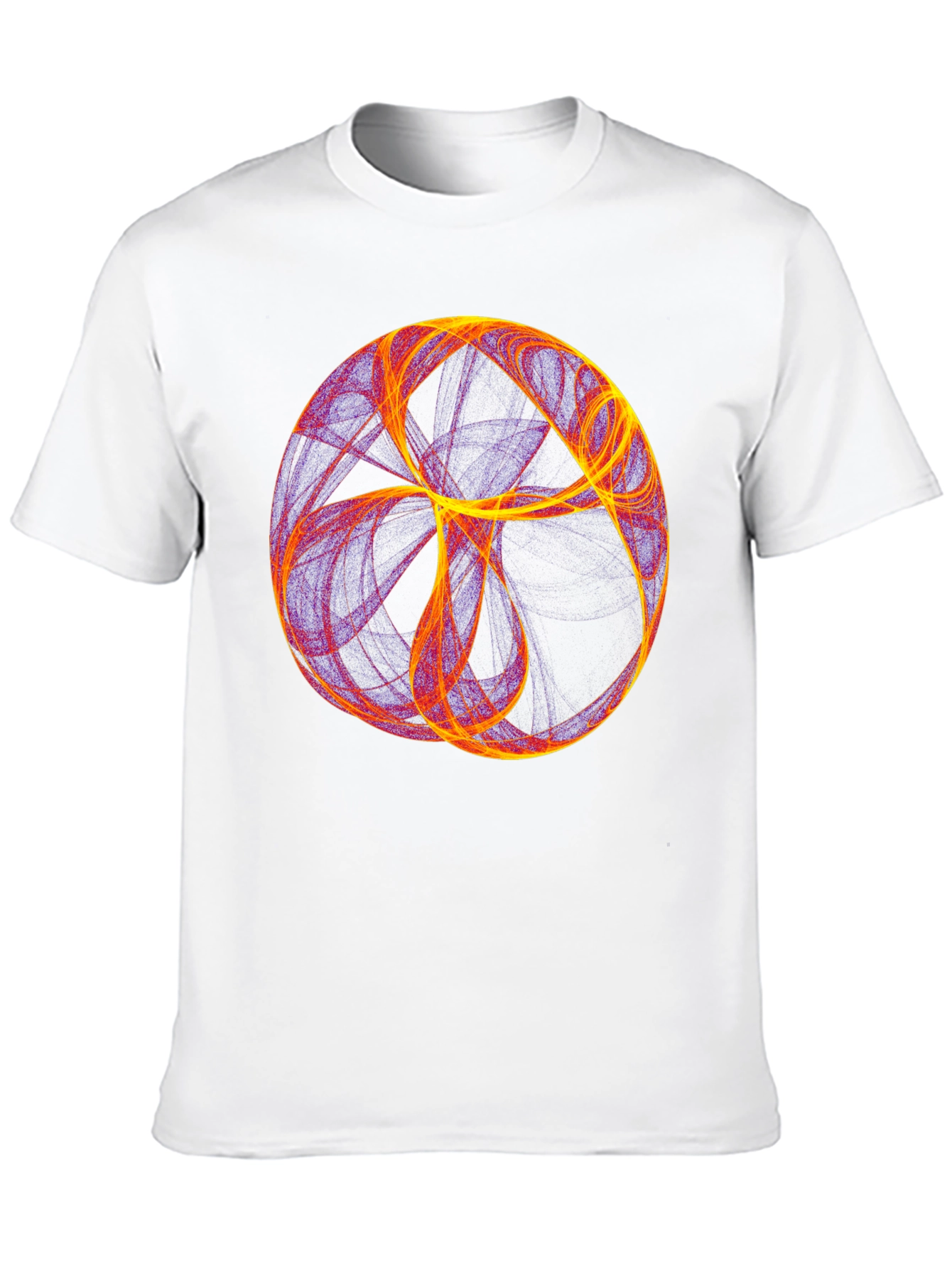 Abstract Orb Graphic Black T-Shirt