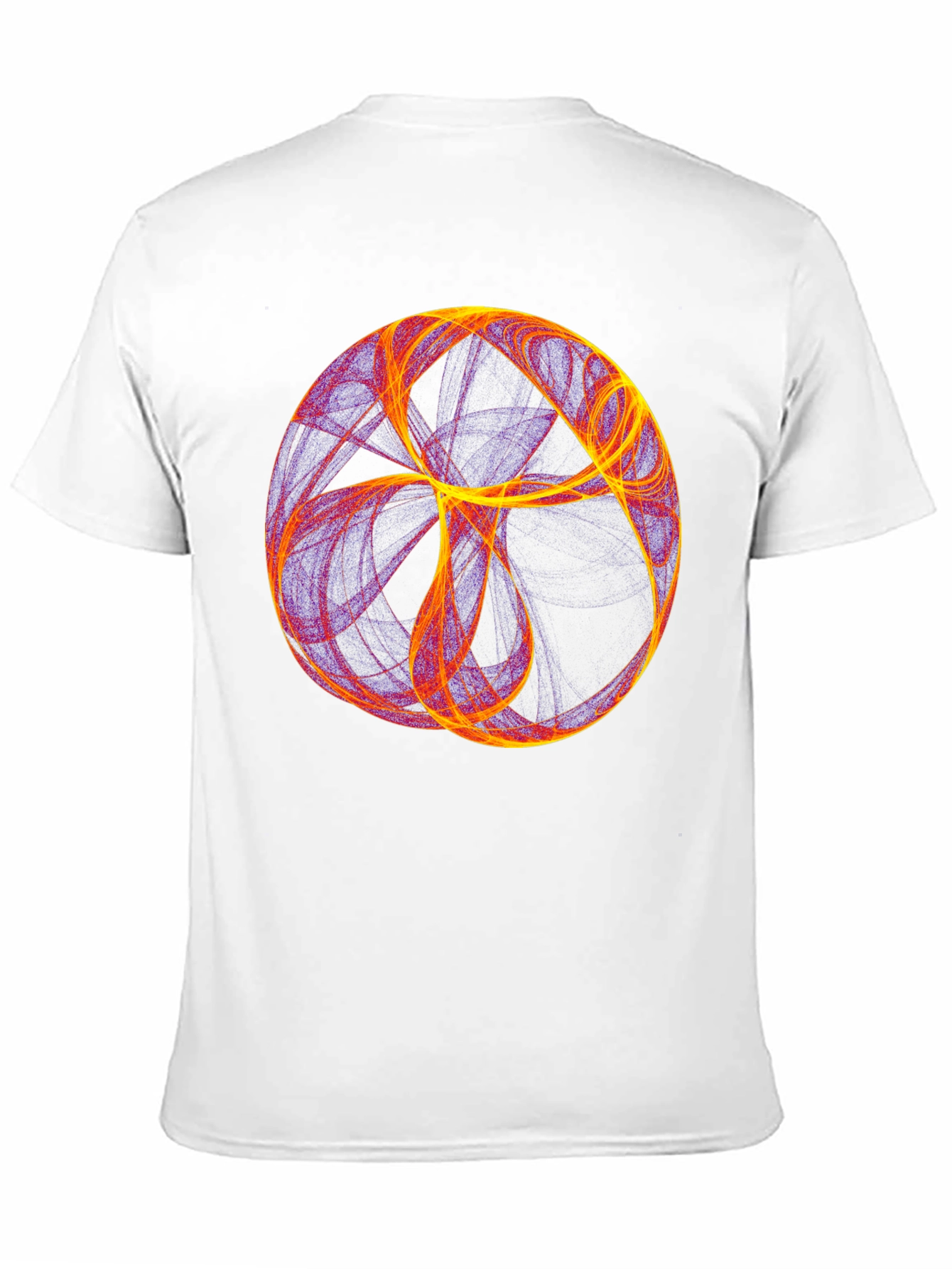 Abstract Orb Graphic Black T-Shirt