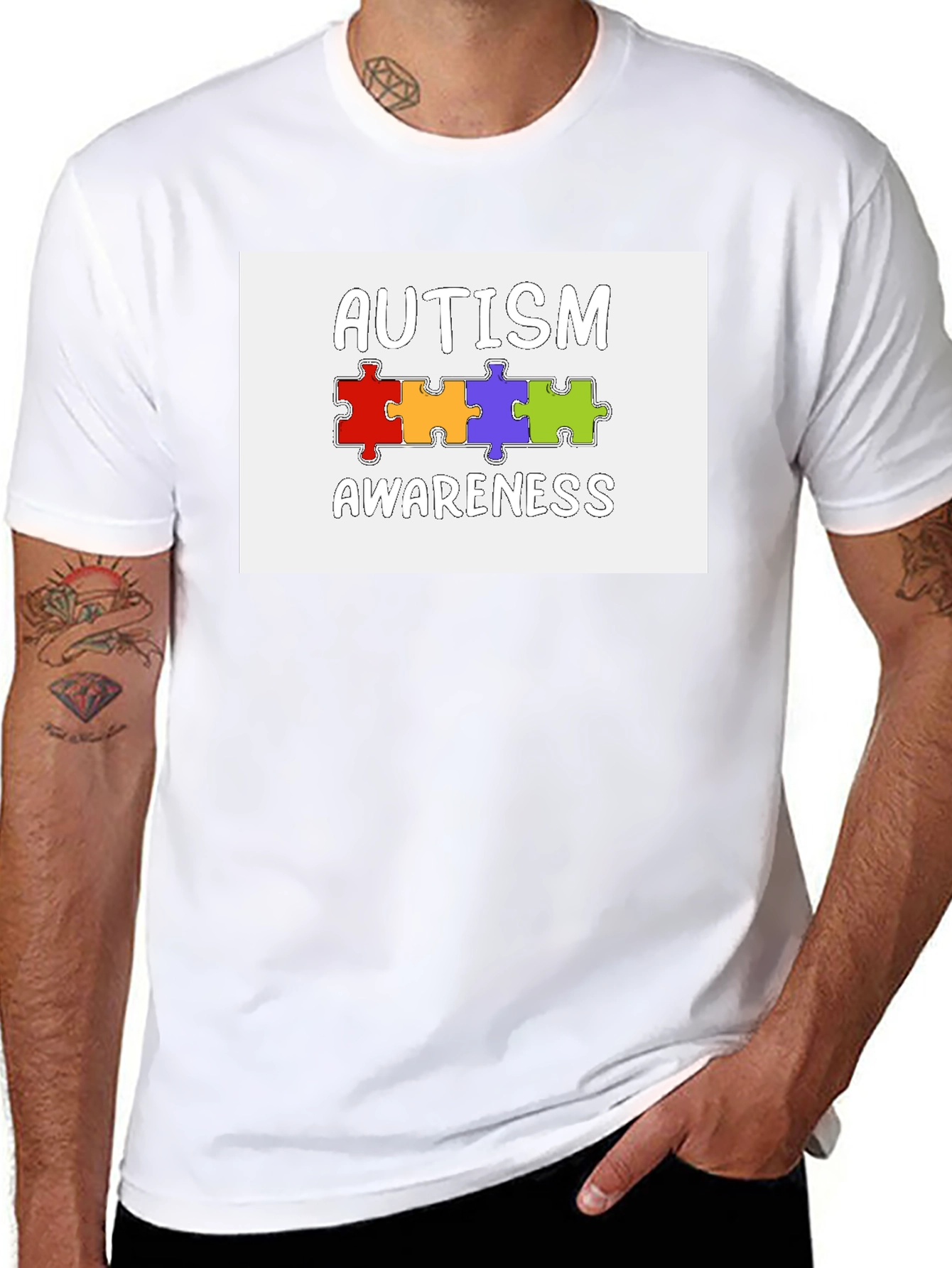 Autism Awareness Puzzle Piece T-Shirt