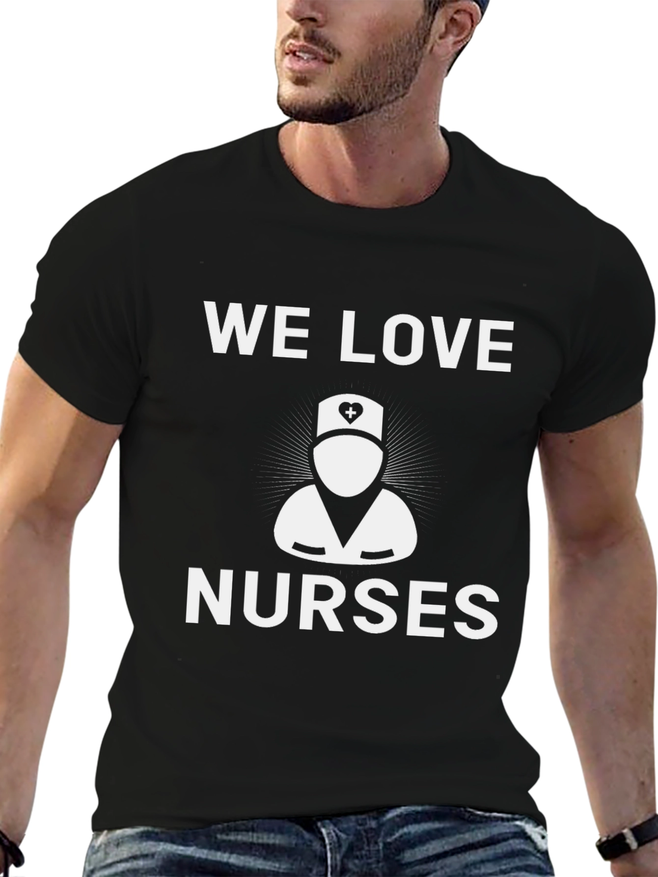 We Love Nurses Graphic Tee - Unisex Cotton T-Shirt