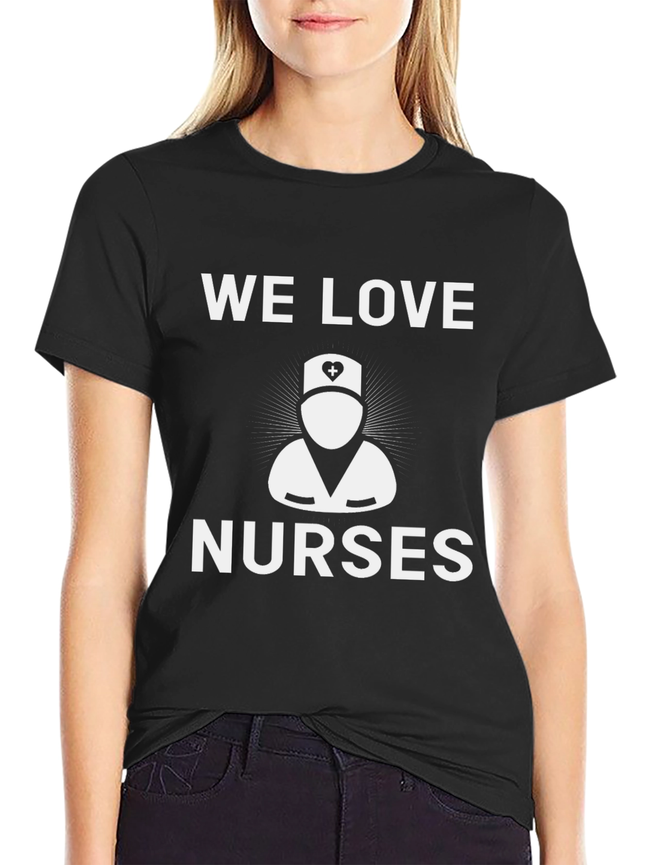 We Love Nurses Graphic Tee - Unisex Cotton T-Shirt