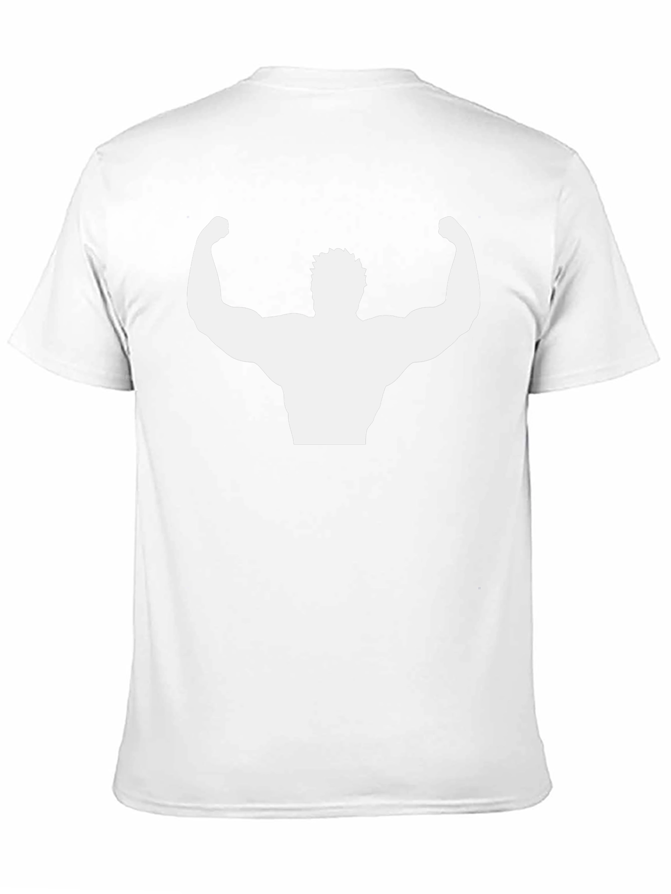 Muscle Man Graphic Tee - Black Cotton Comfort